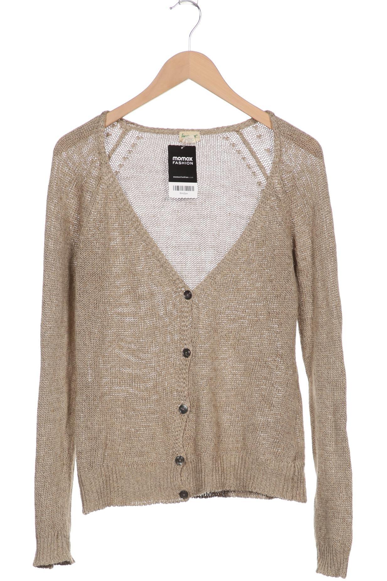 

hessnatur Damen Strickjacke, beige, Gr. 36