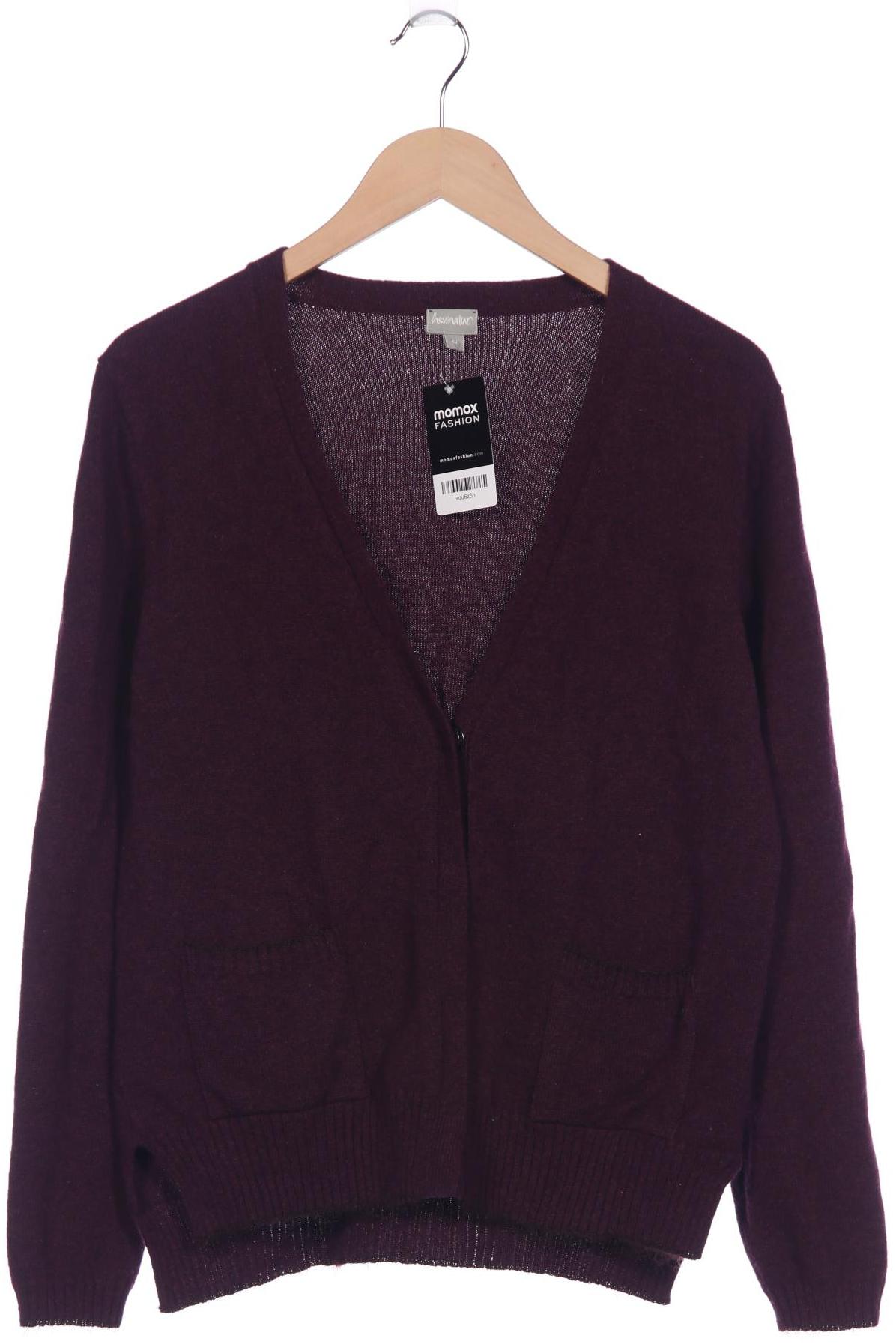 

hessnatur Damen Strickjacke, bordeaux, Gr. 42