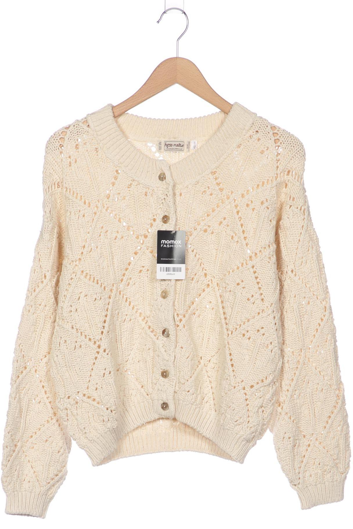 

hessnatur Damen Strickjacke, beige, Gr. 42