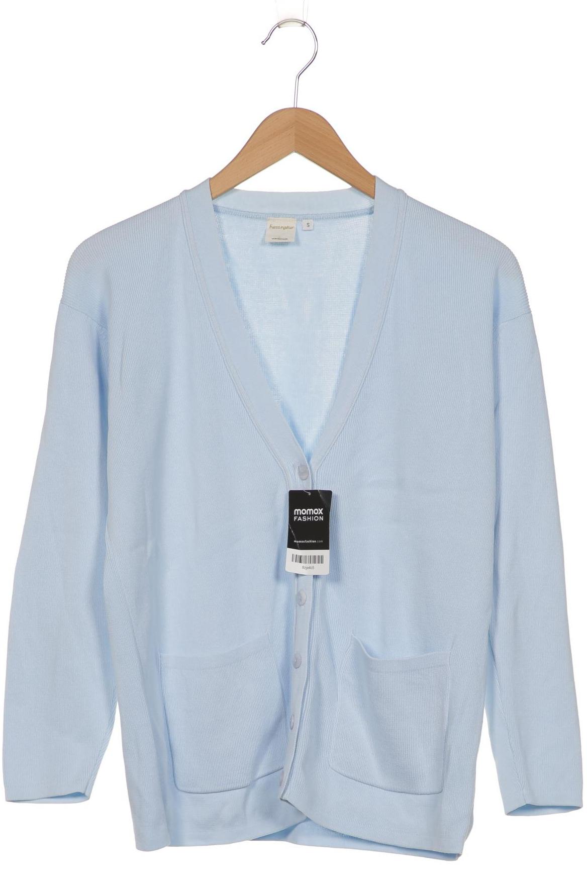 

hessnatur Damen Strickjacke, hellblau