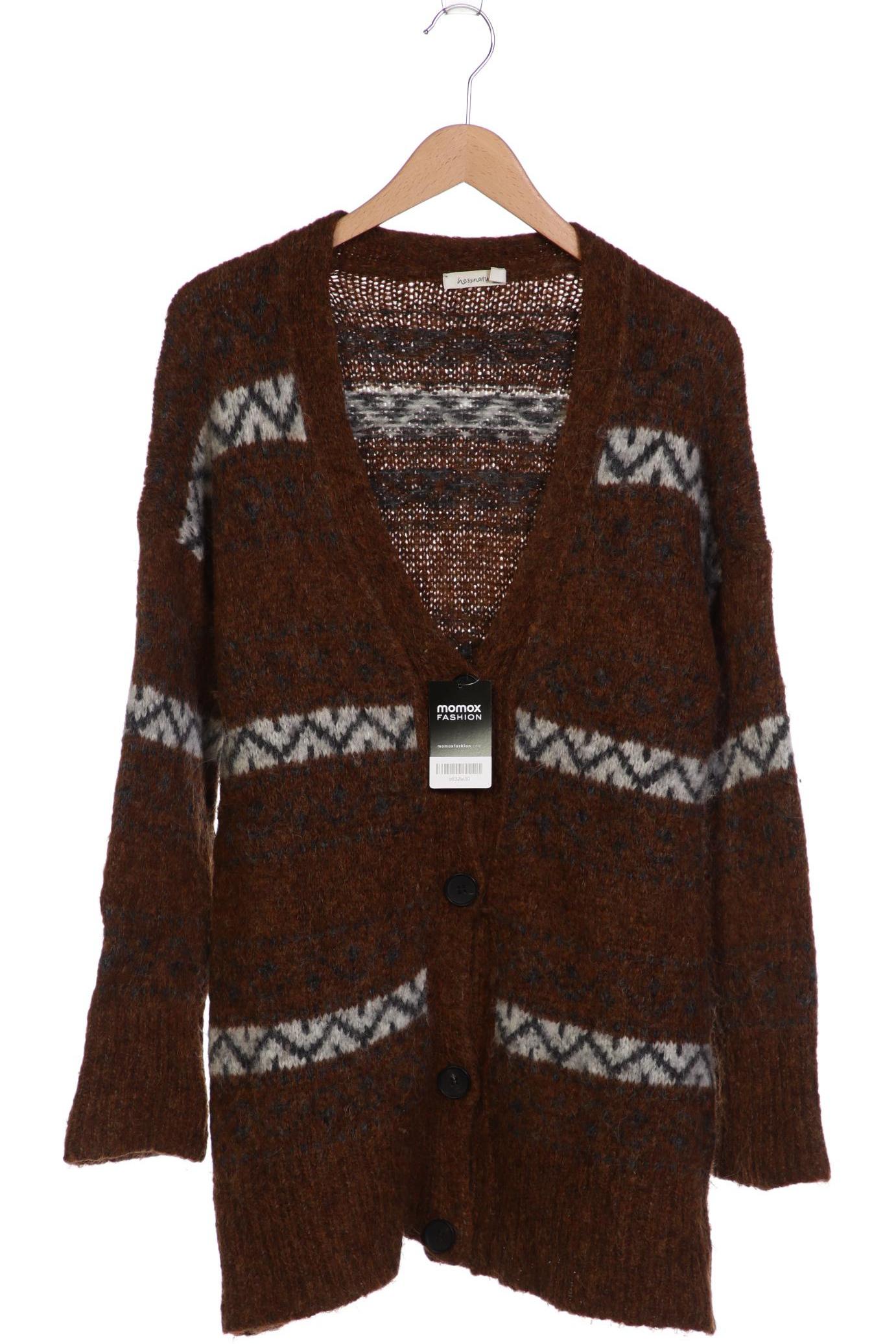 

hessnatur Damen Strickjacke, braun, Gr. 36