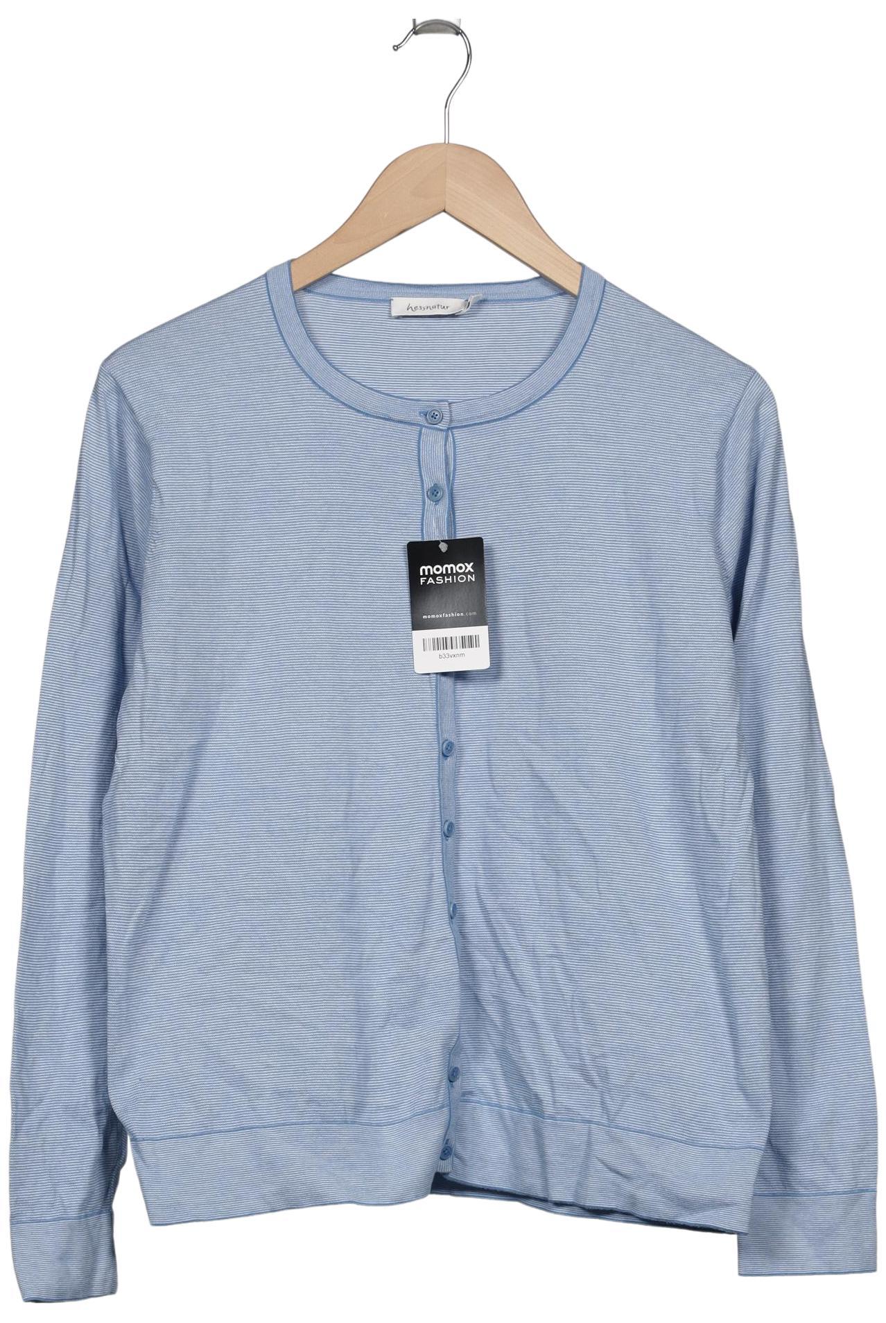 

hessnatur Damen Strickjacke, hellblau, Gr. 44