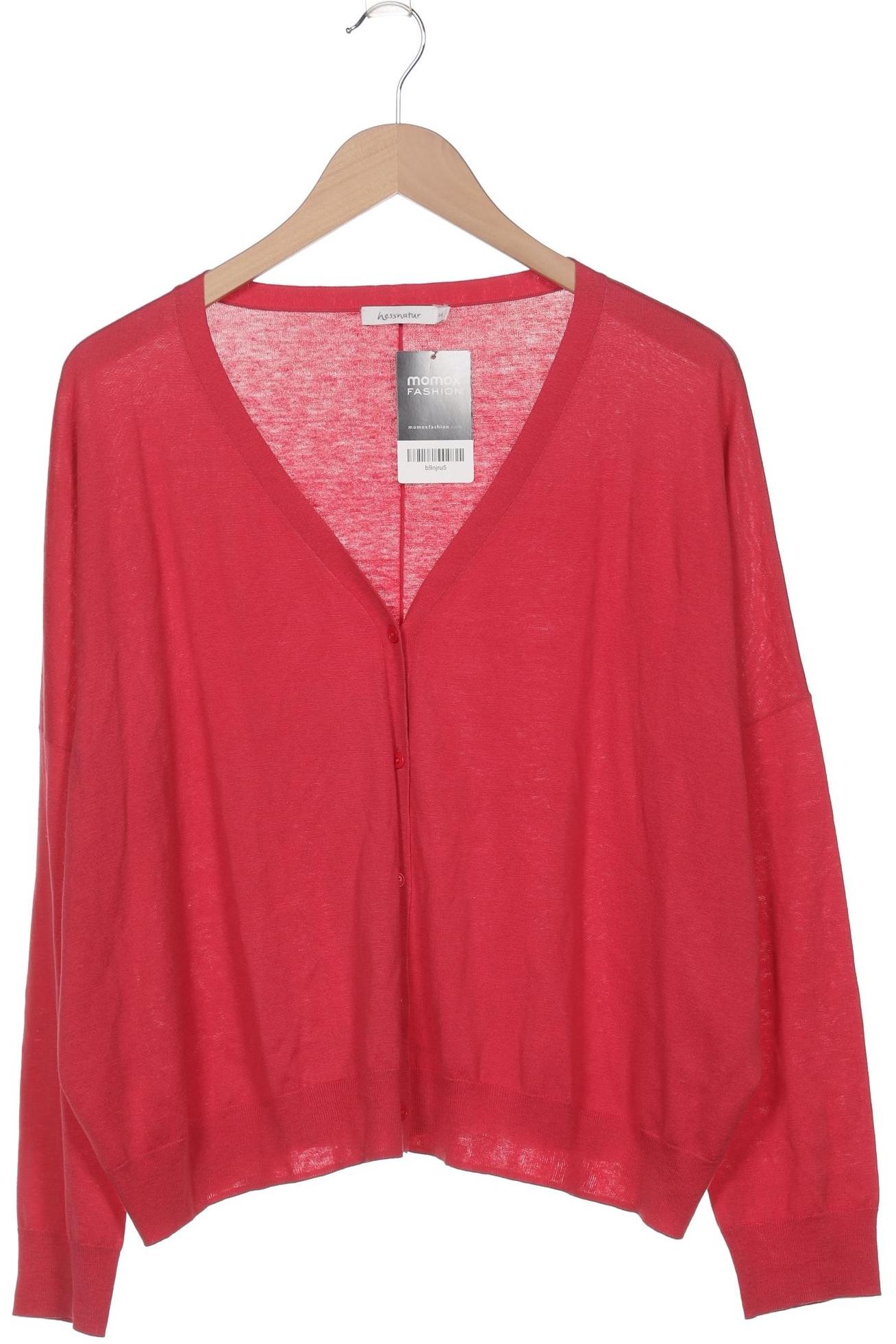 

hessnatur Damen Strickjacke, pink, Gr. 44