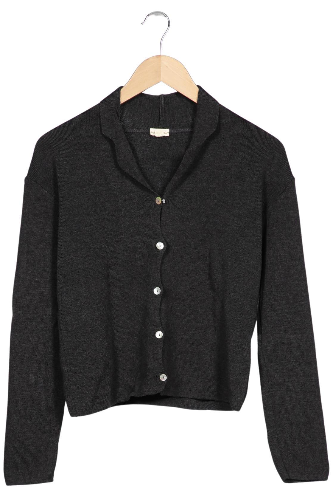 

hessnatur Damen Strickjacke, grau, Gr. 38