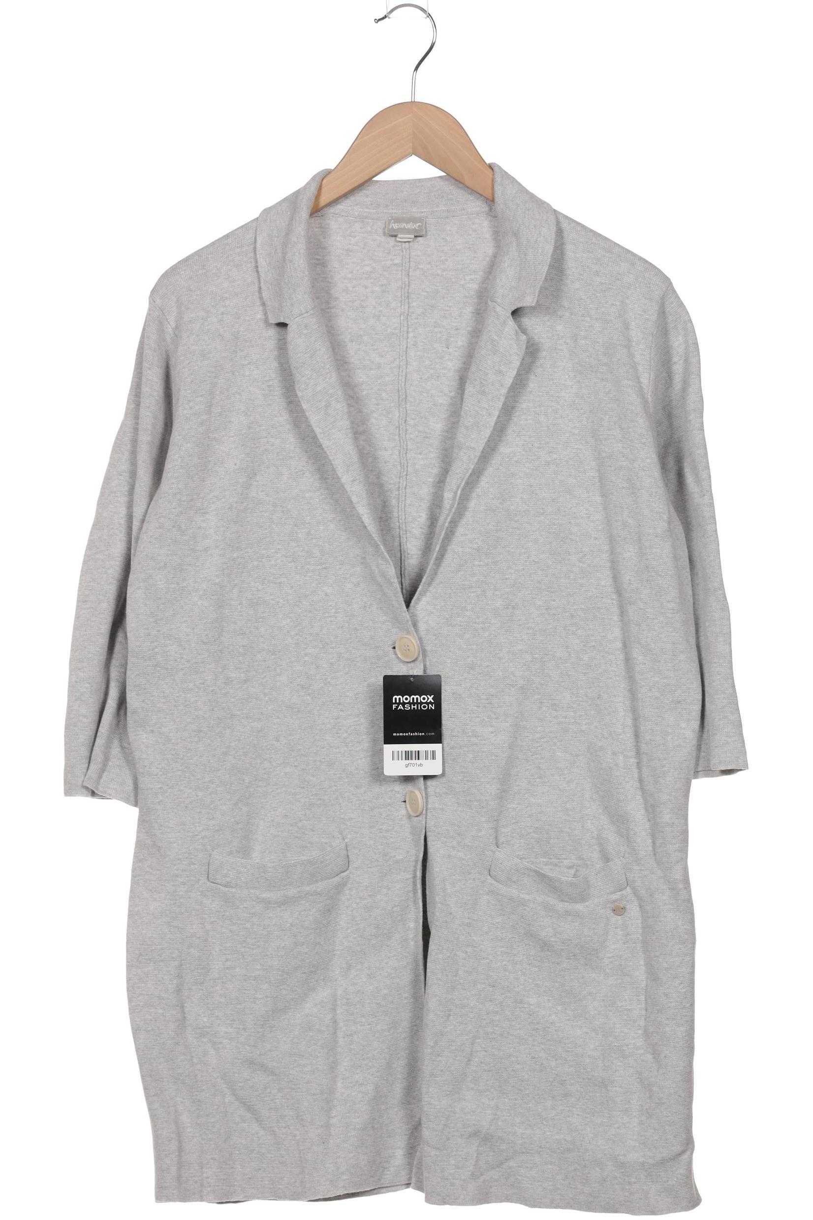 

hessnatur Damen Strickjacke, grau, Gr. 42