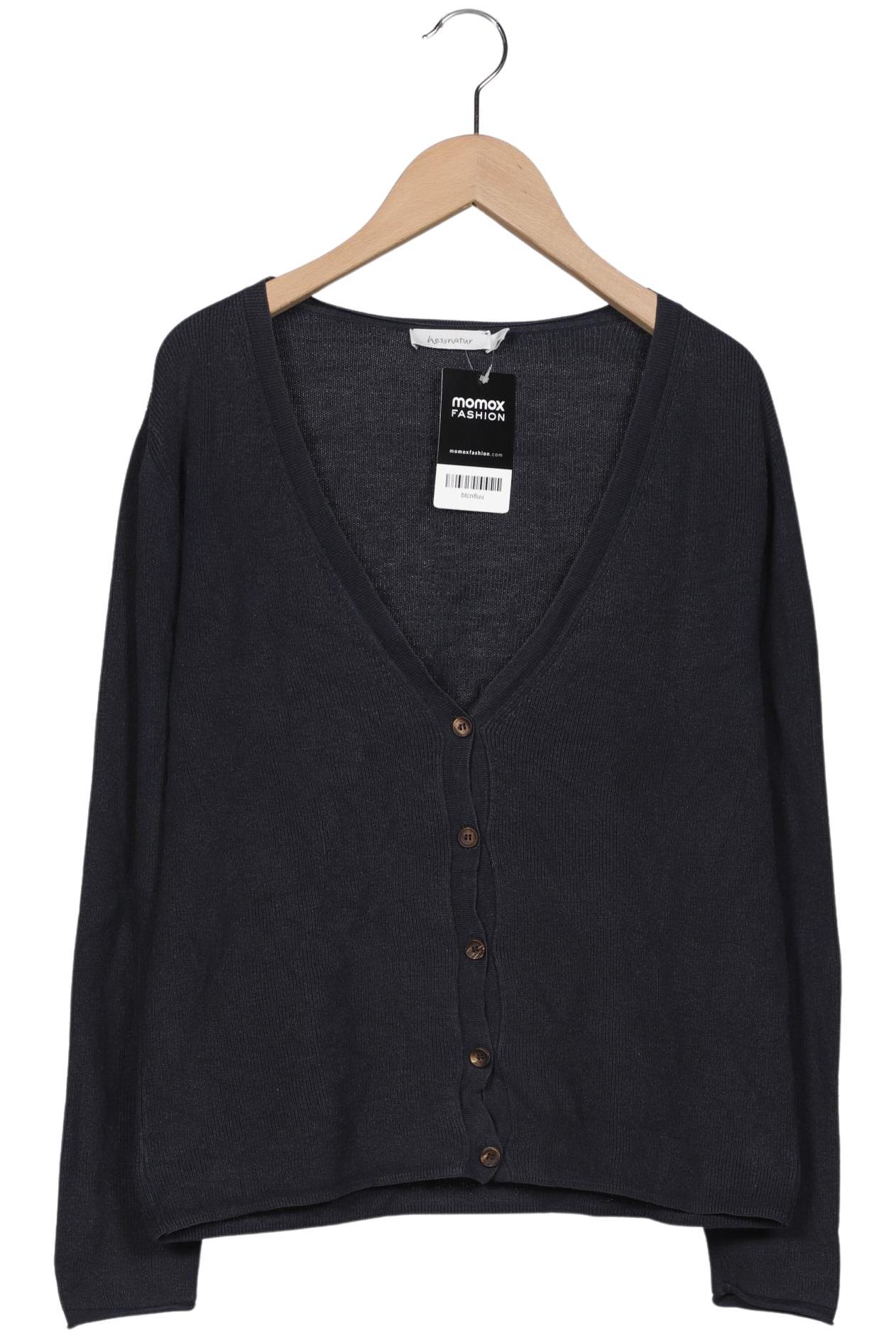 

hessnatur Damen Strickjacke, marineblau, Gr. 34