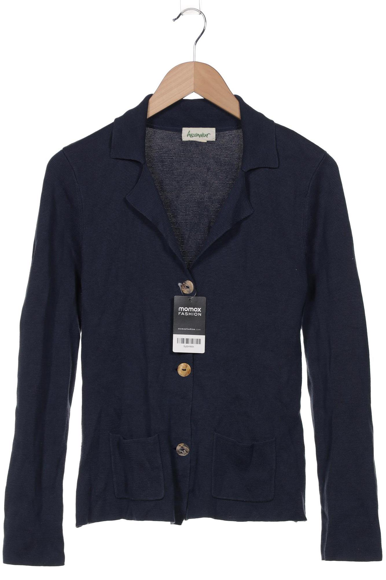 

hessnatur Damen Strickjacke, marineblau, Gr. 36