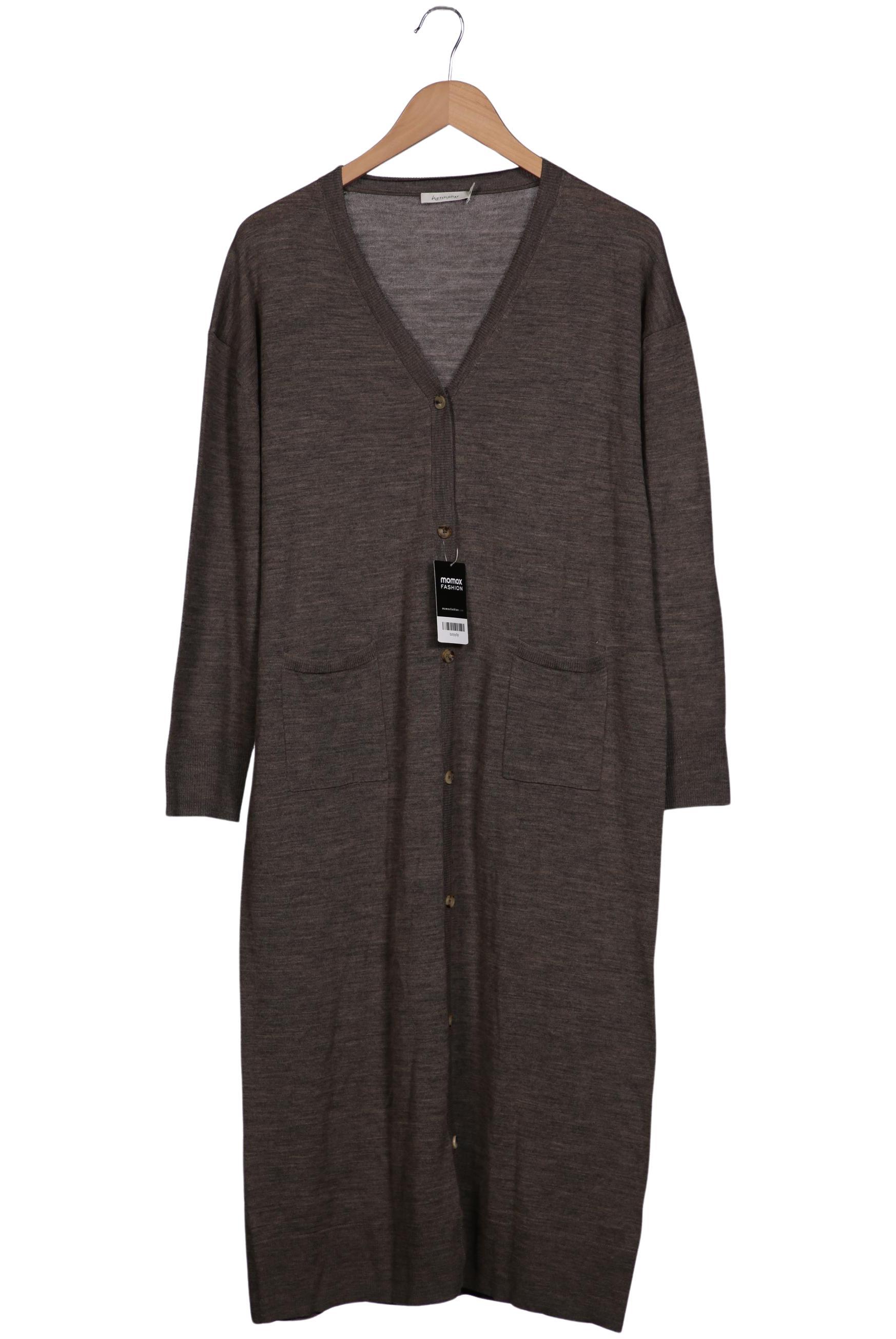 

hessnatur Damen Strickjacke, braun, Gr. 38