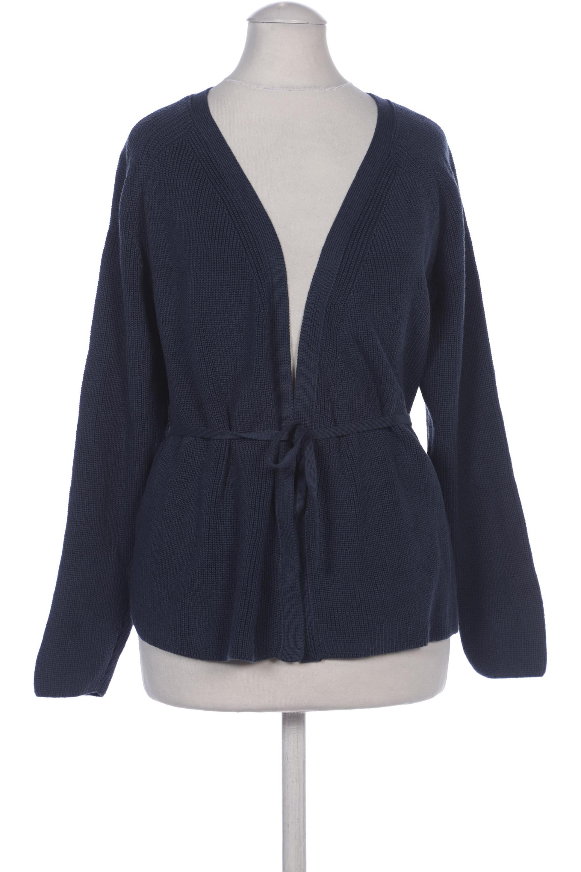 

hessnatur Damen Strickjacke, blau, Gr. 34