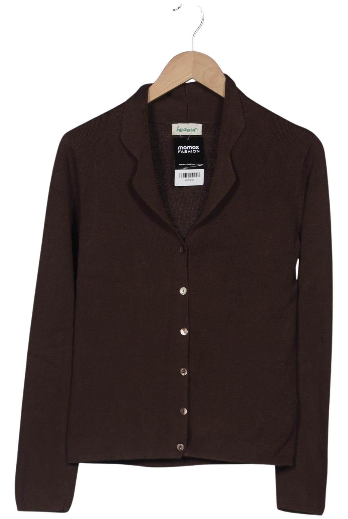 

hessnatur Damen Strickjacke, braun, Gr. 36