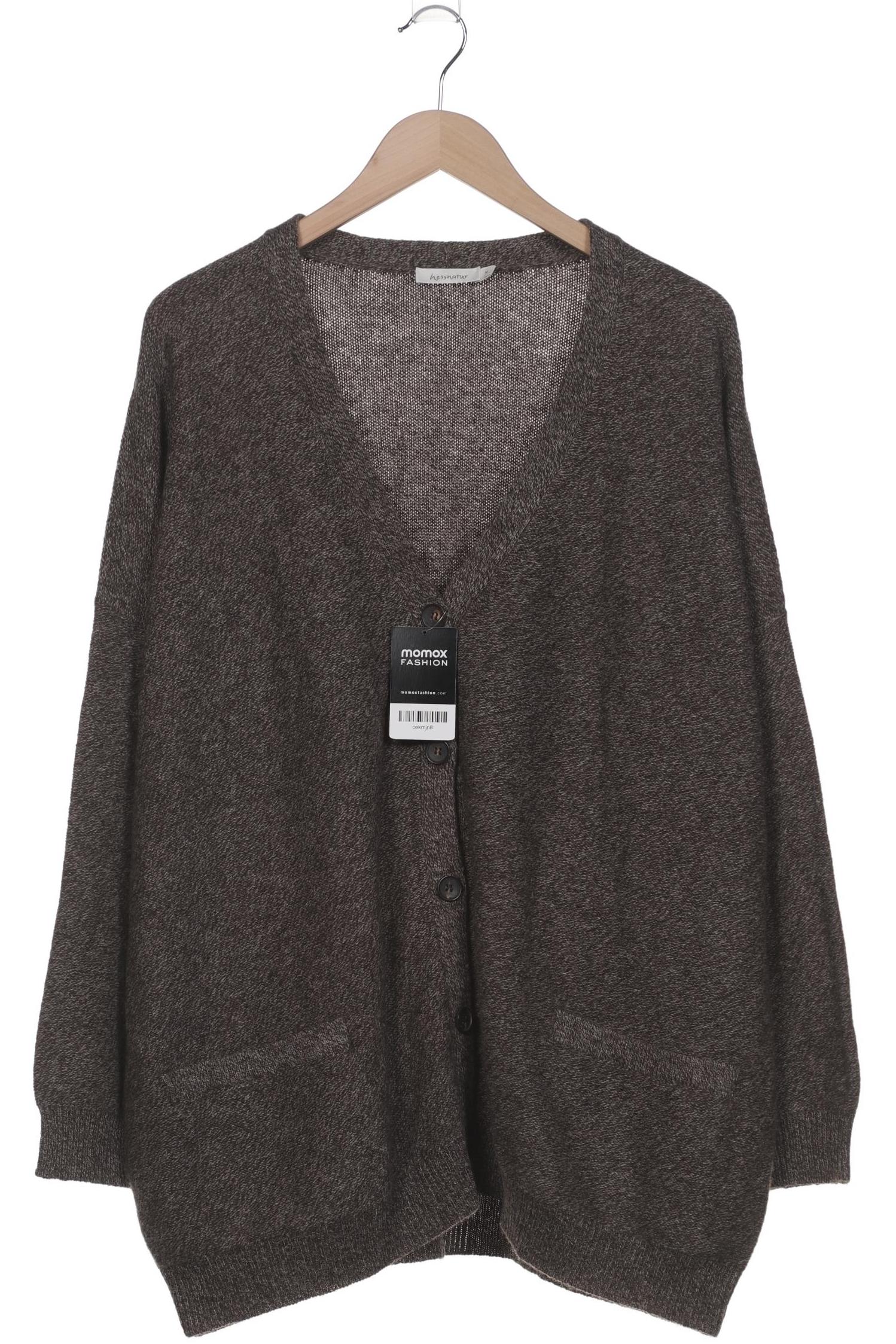 

hessnatur Damen Strickjacke, braun, Gr. 38