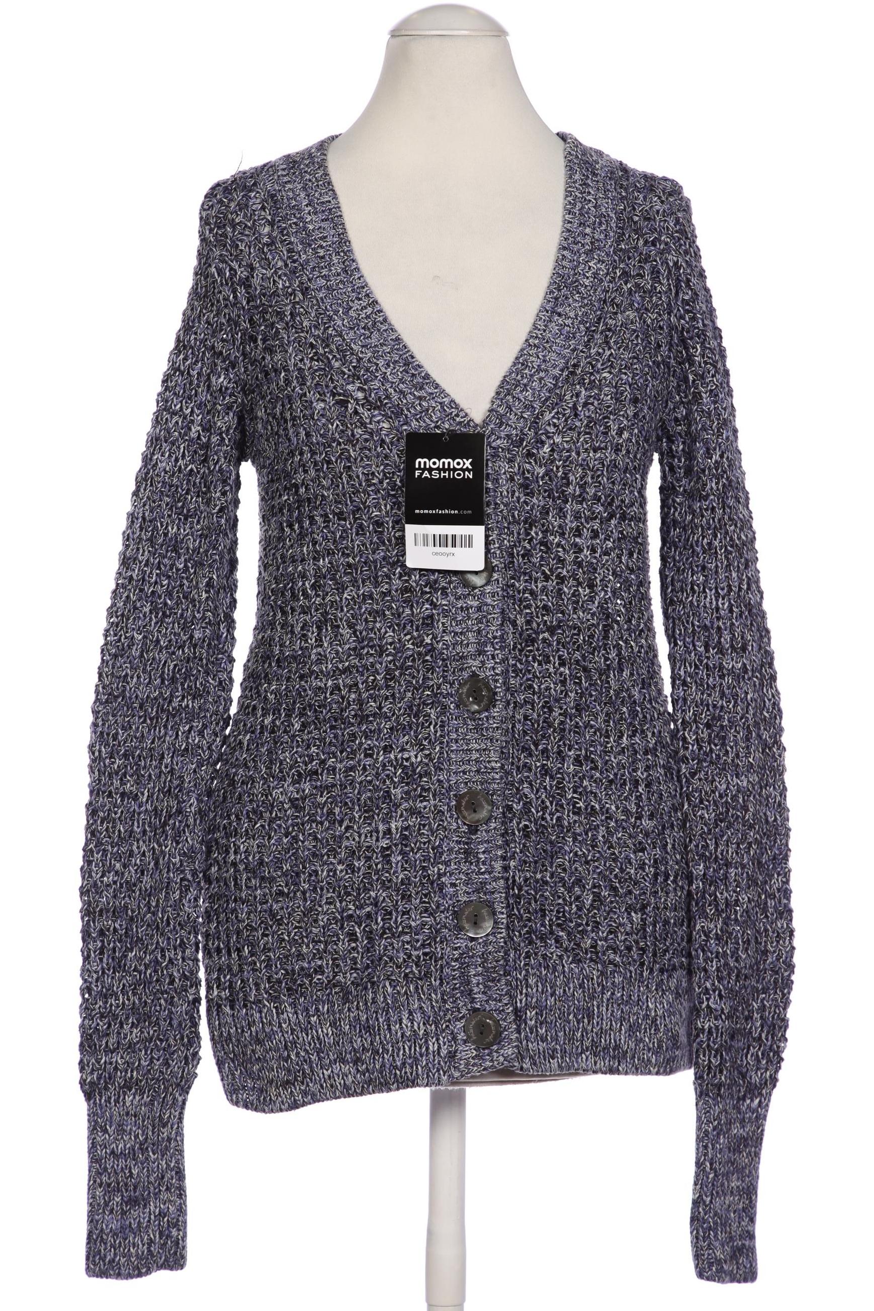 

hessnatur Damen Strickjacke, blau, Gr. 34