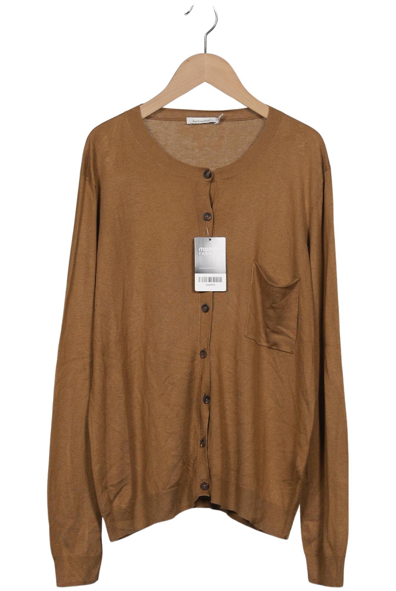 

hessnatur Damen Strickjacke, braun, Gr. 44