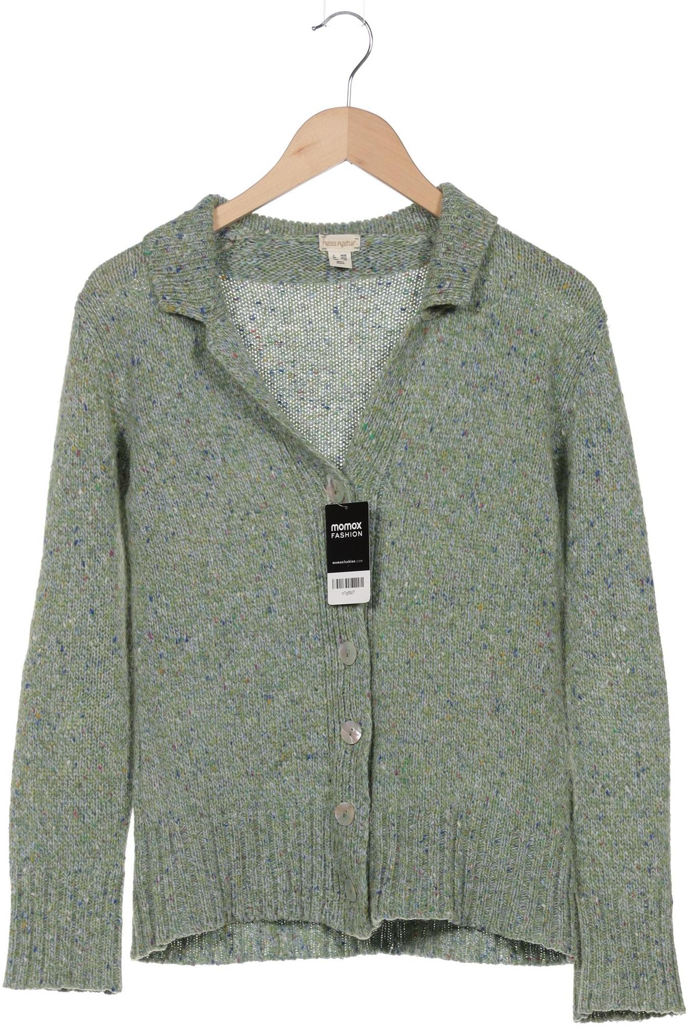 

hessnatur Damen Strickjacke, türkis, Gr. 36