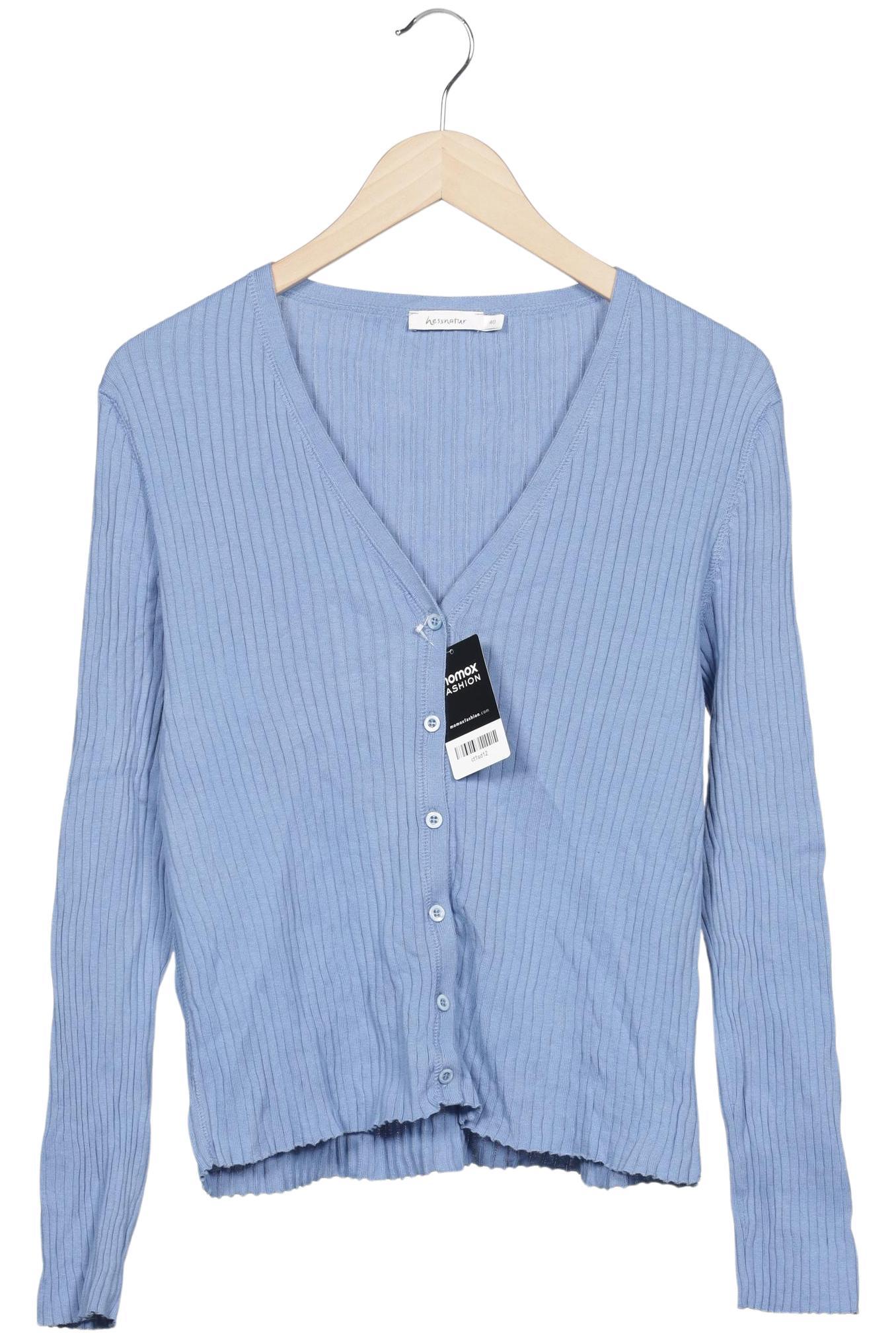 

hessnatur Damen Strickjacke, hellblau, Gr. 40