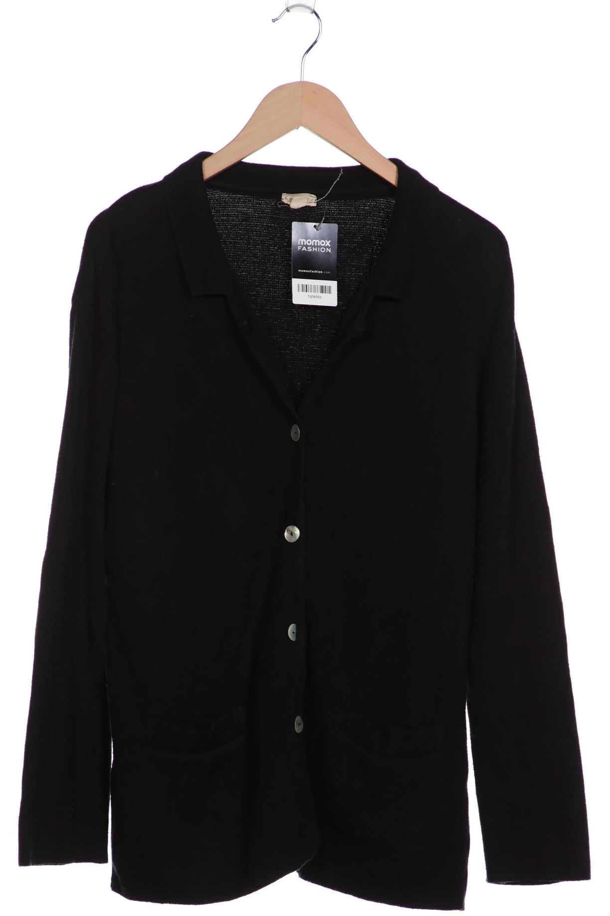 

hessnatur Damen Strickjacke, schwarz, Gr. 38