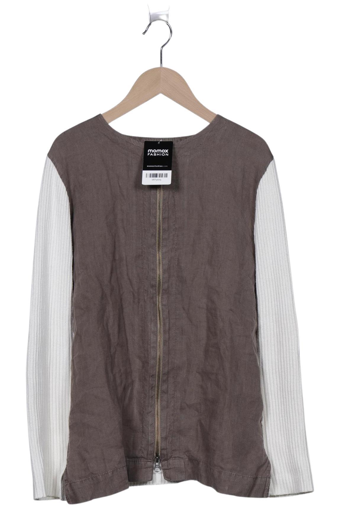 

hessnatur Damen Strickjacke, grau, Gr. 42
