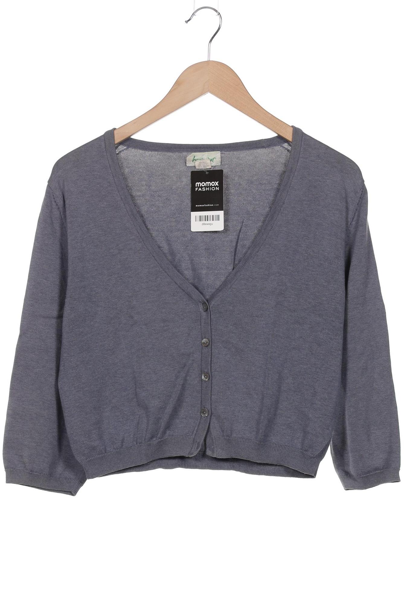 

hessnatur Damen Strickjacke, blau, Gr. 40