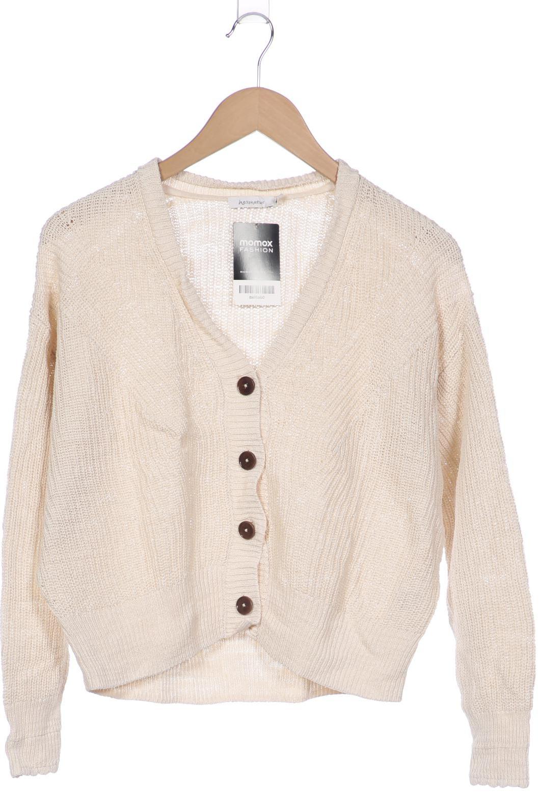 

hessnatur Damen Strickjacke, beige, Gr. 38