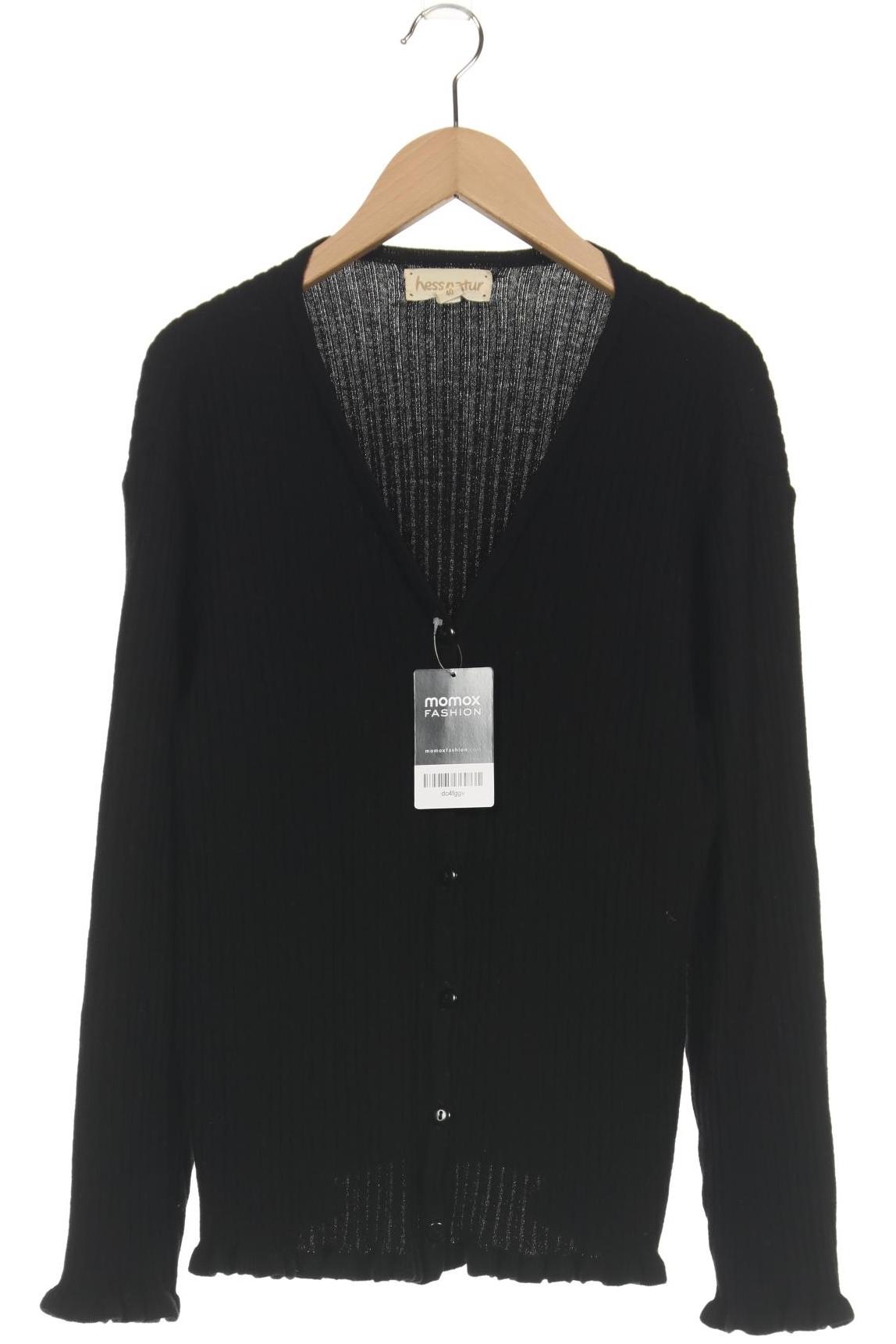 

hessnatur Damen Strickjacke, schwarz, Gr. 40