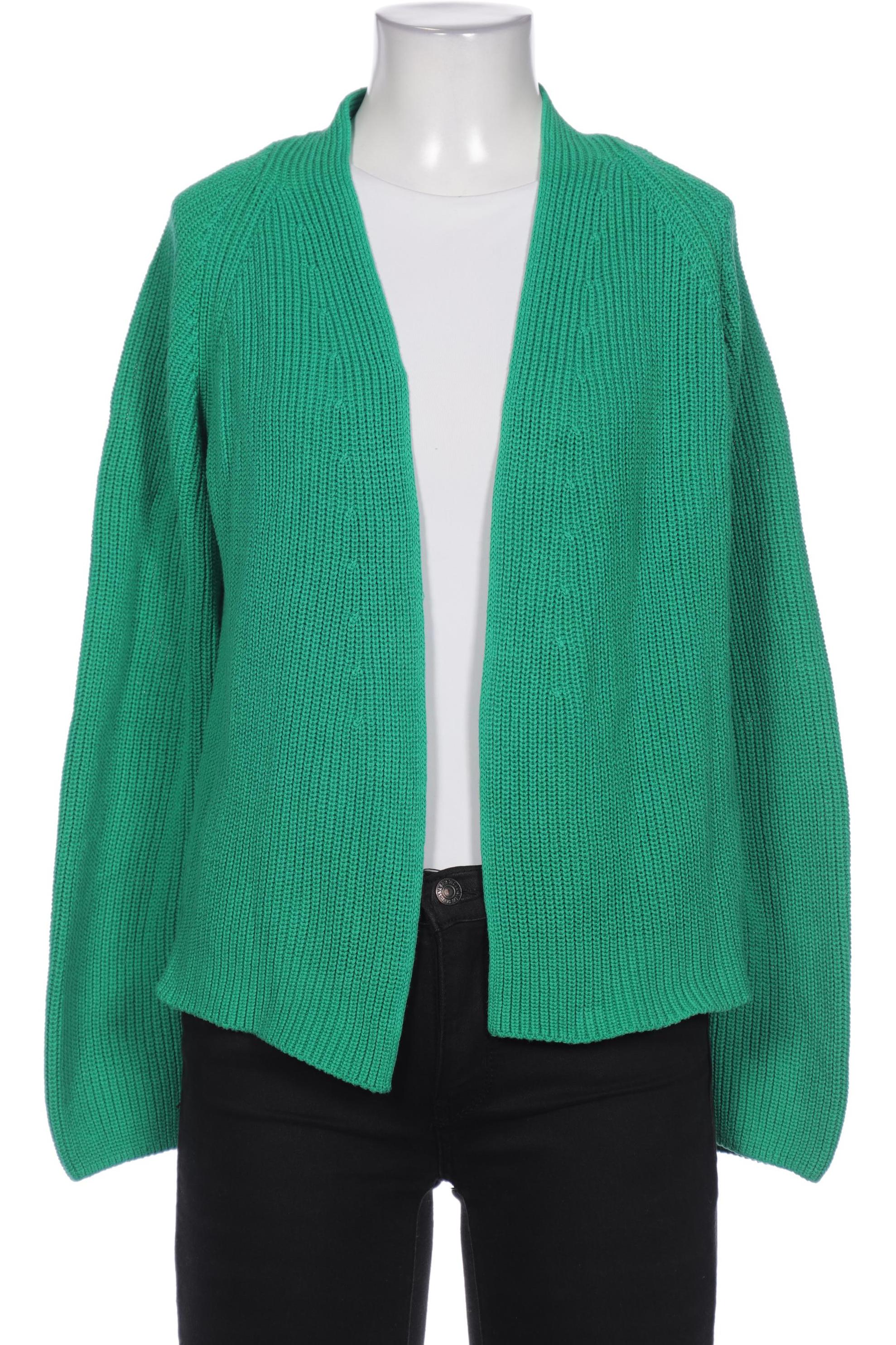 

hessnatur Damen Strickjacke, grün, Gr. 36