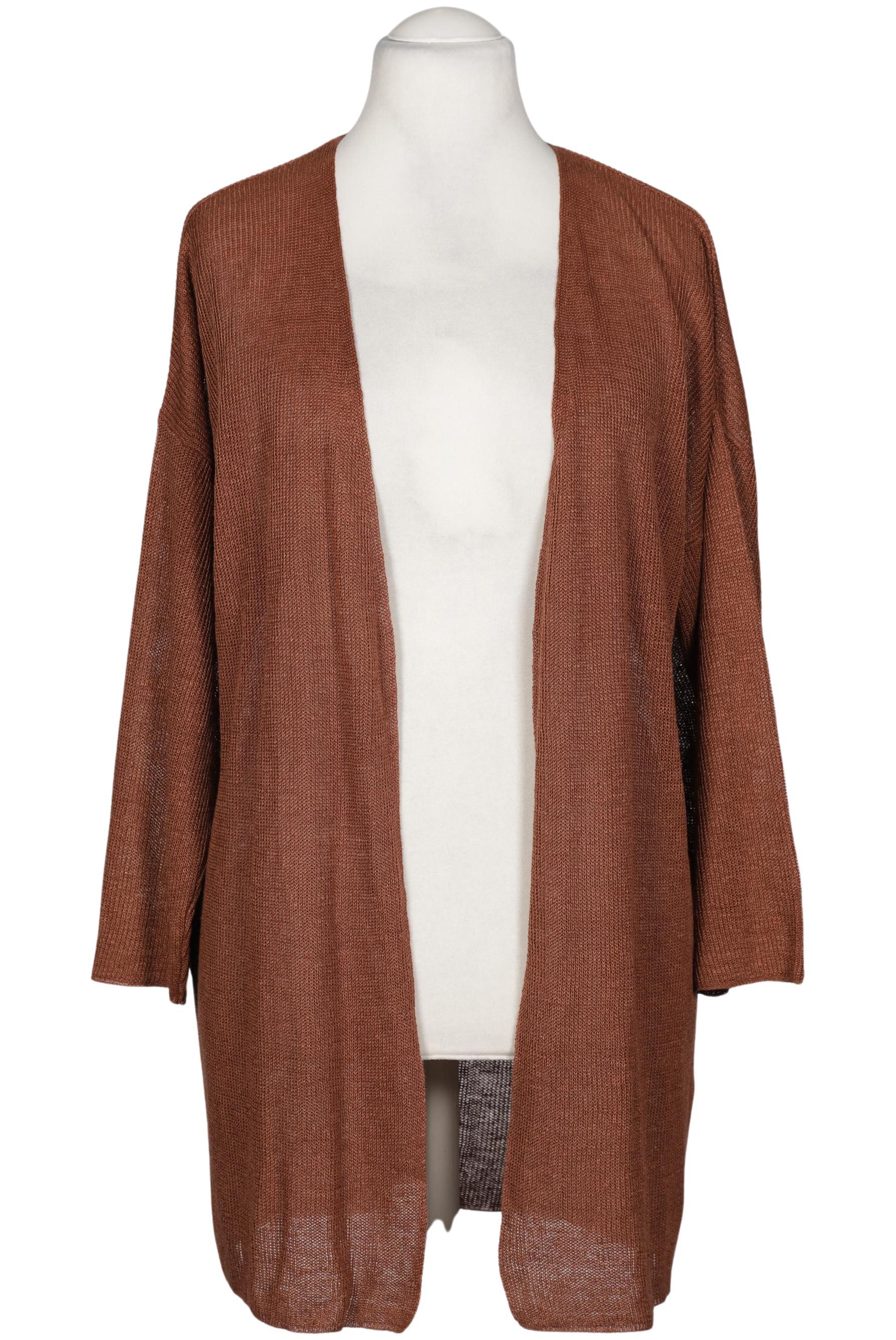 

hessnatur Damen Strickjacke, braun, Gr. 42