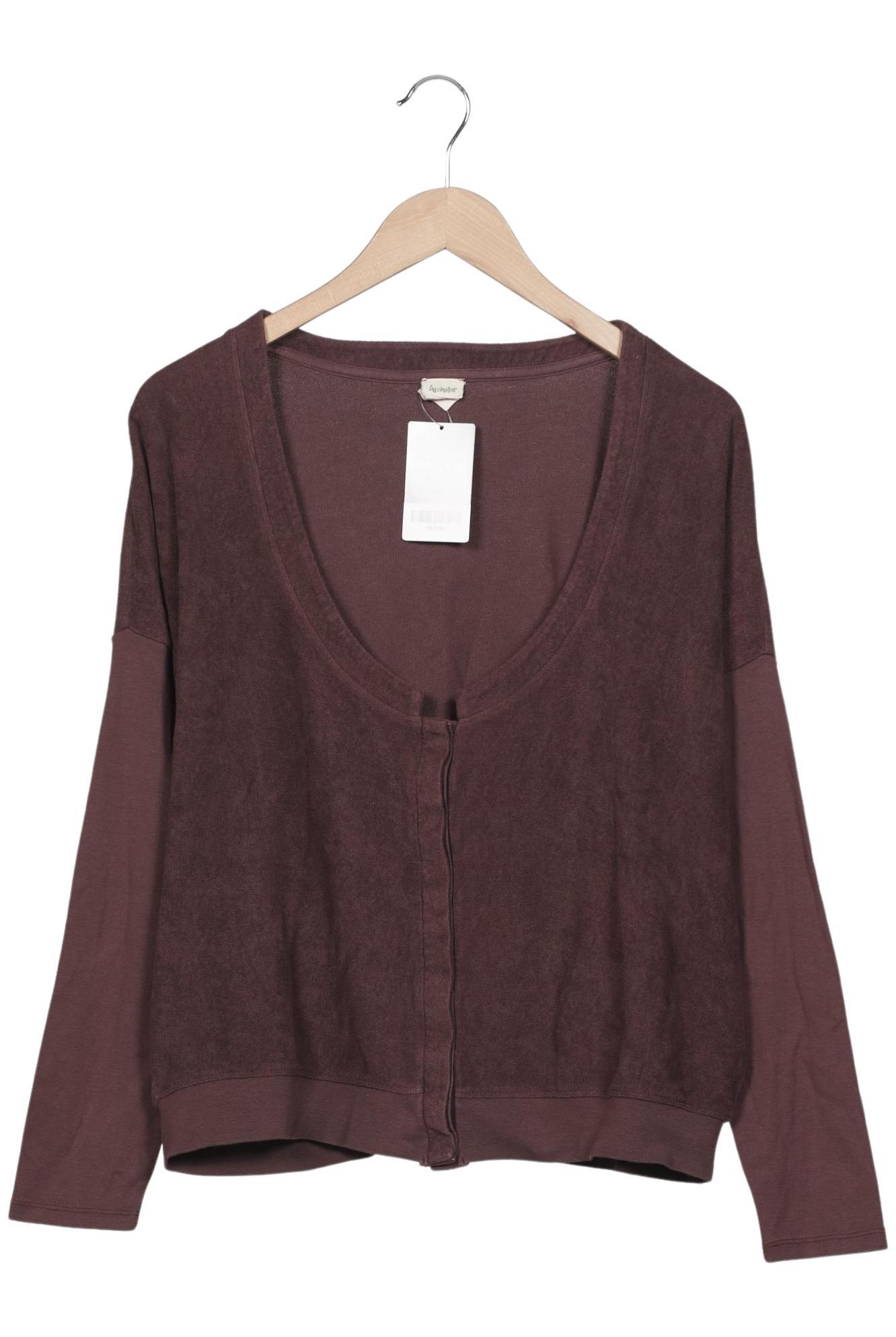 

hessnatur Damen Strickjacke, bordeaux, Gr. 44