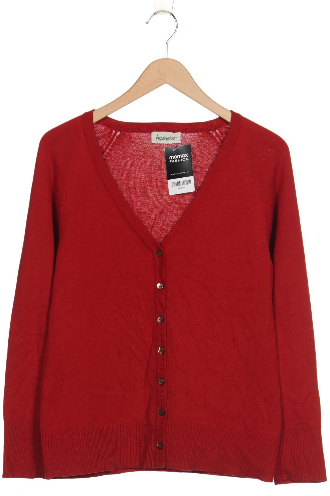 

hessnatur Damen Strickjacke, rot, Gr. 42