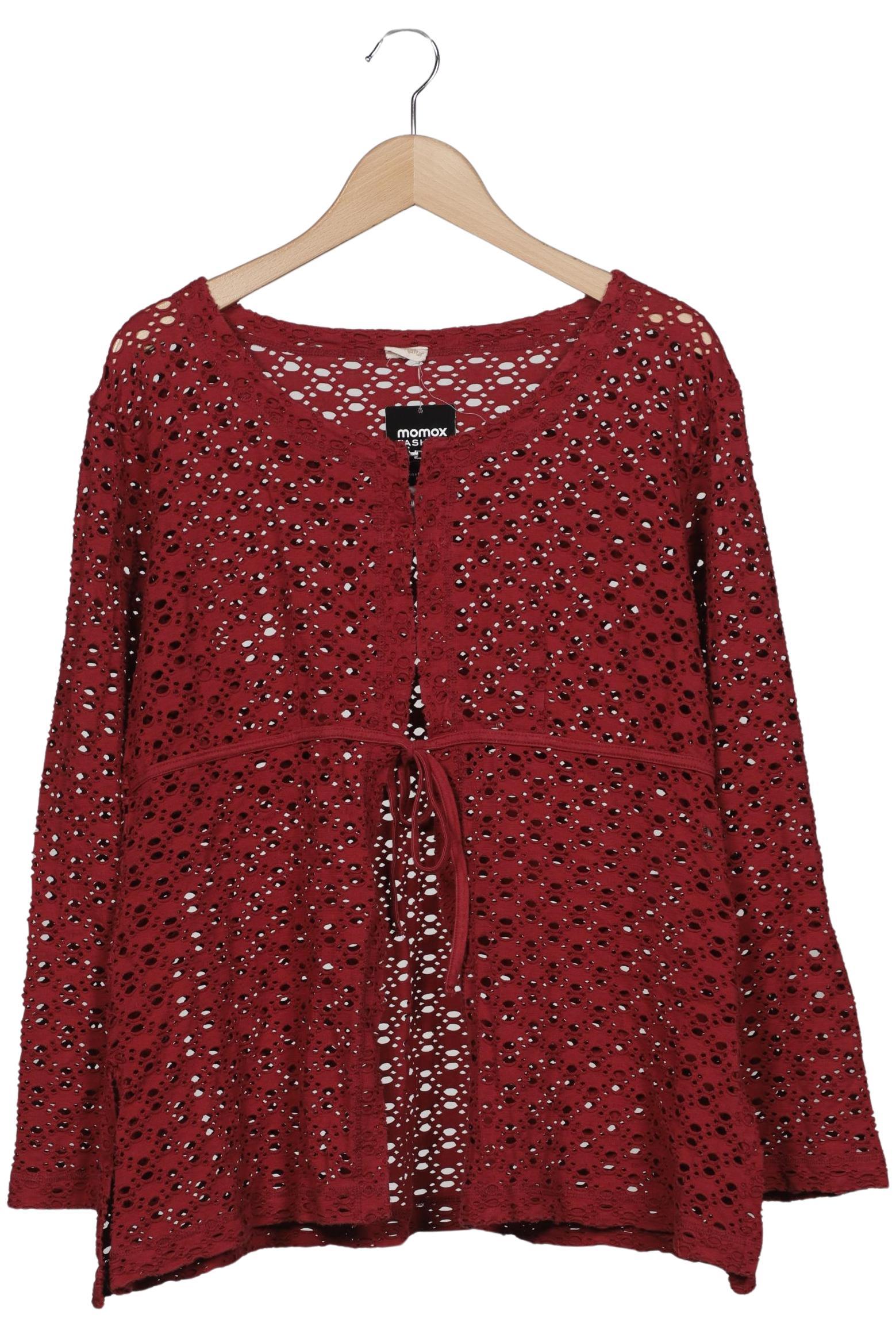 

hessnatur Damen Strickjacke, rot, Gr. 44