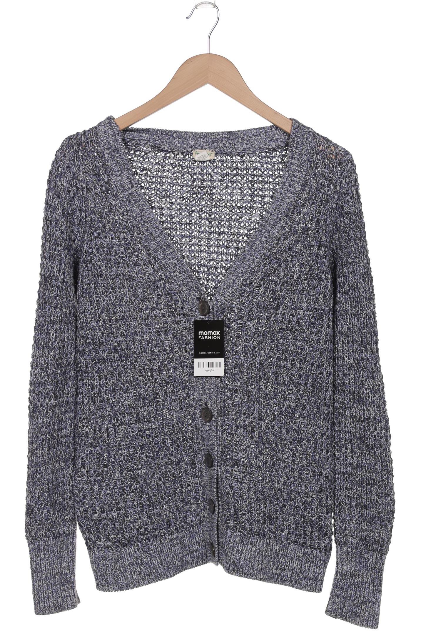 

hessnatur Damen Strickjacke, blau, Gr. 36