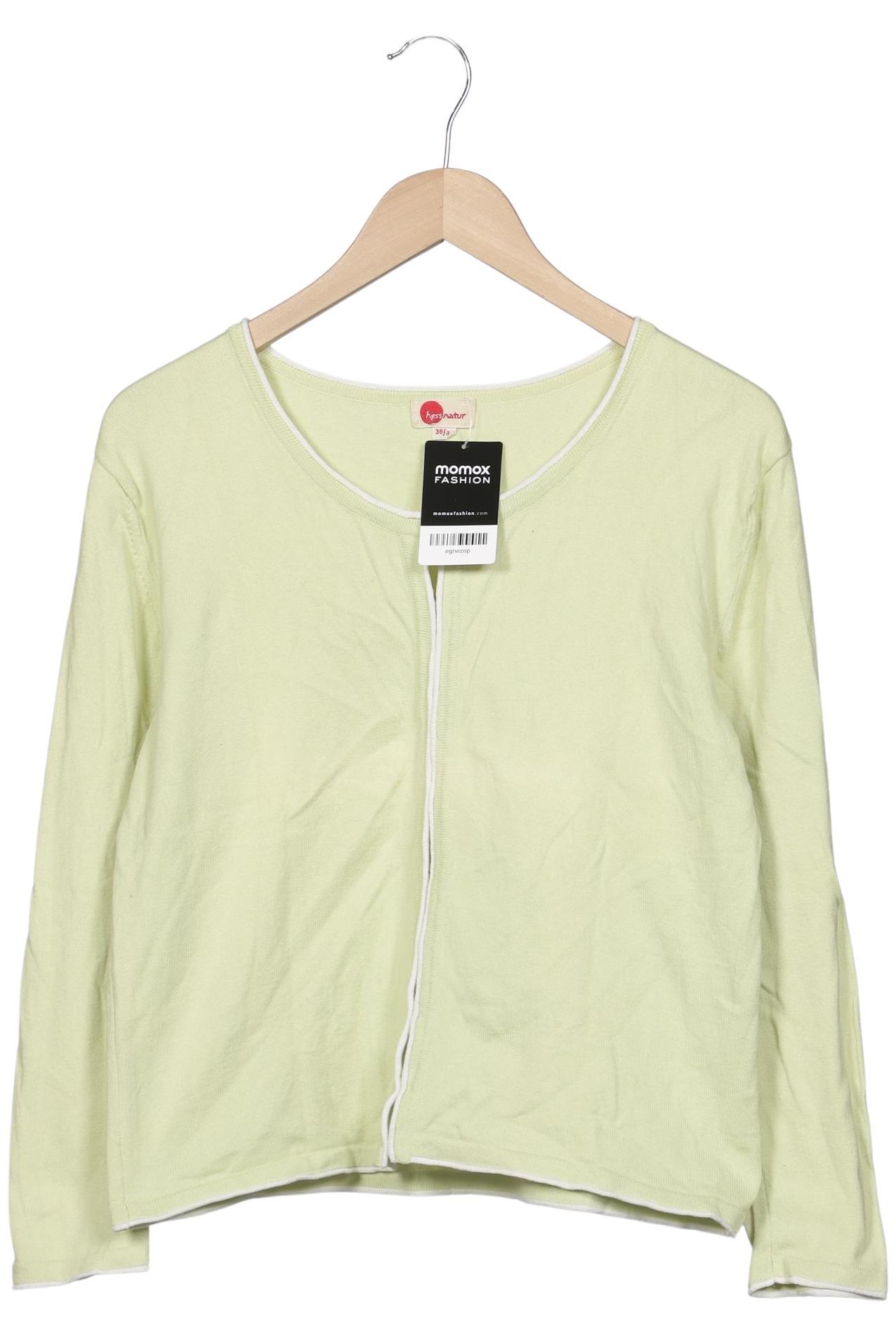 

hessnatur Damen Strickjacke, hellgrün, Gr. 38