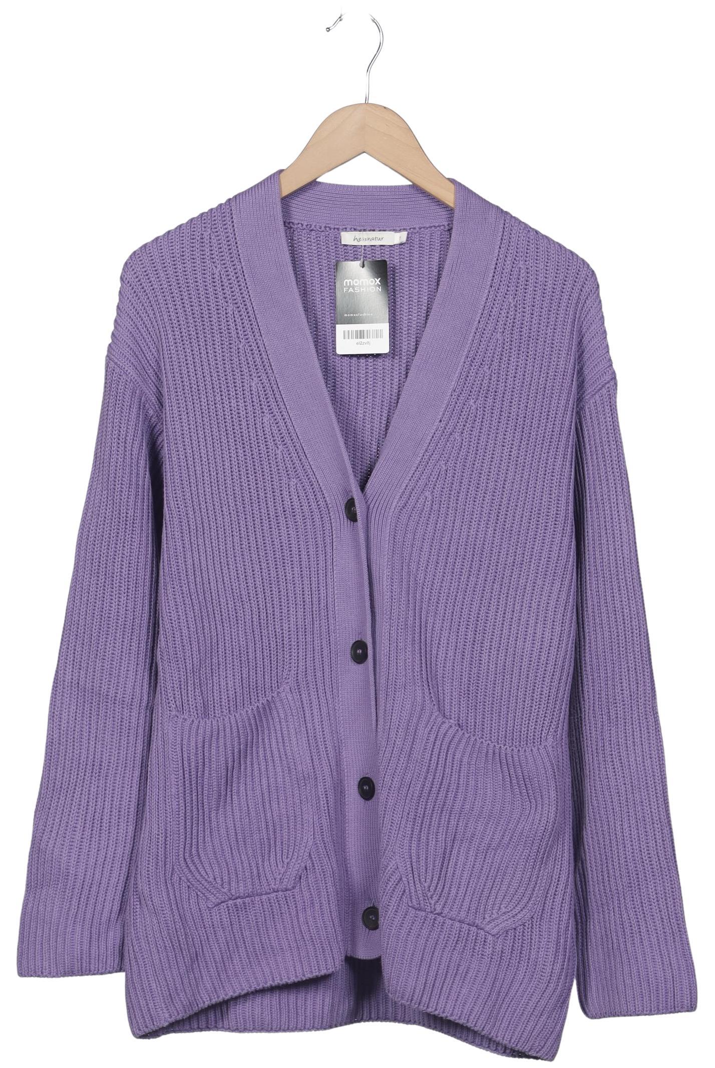 

hessnatur Damen Strickjacke, flieder, Gr. 36