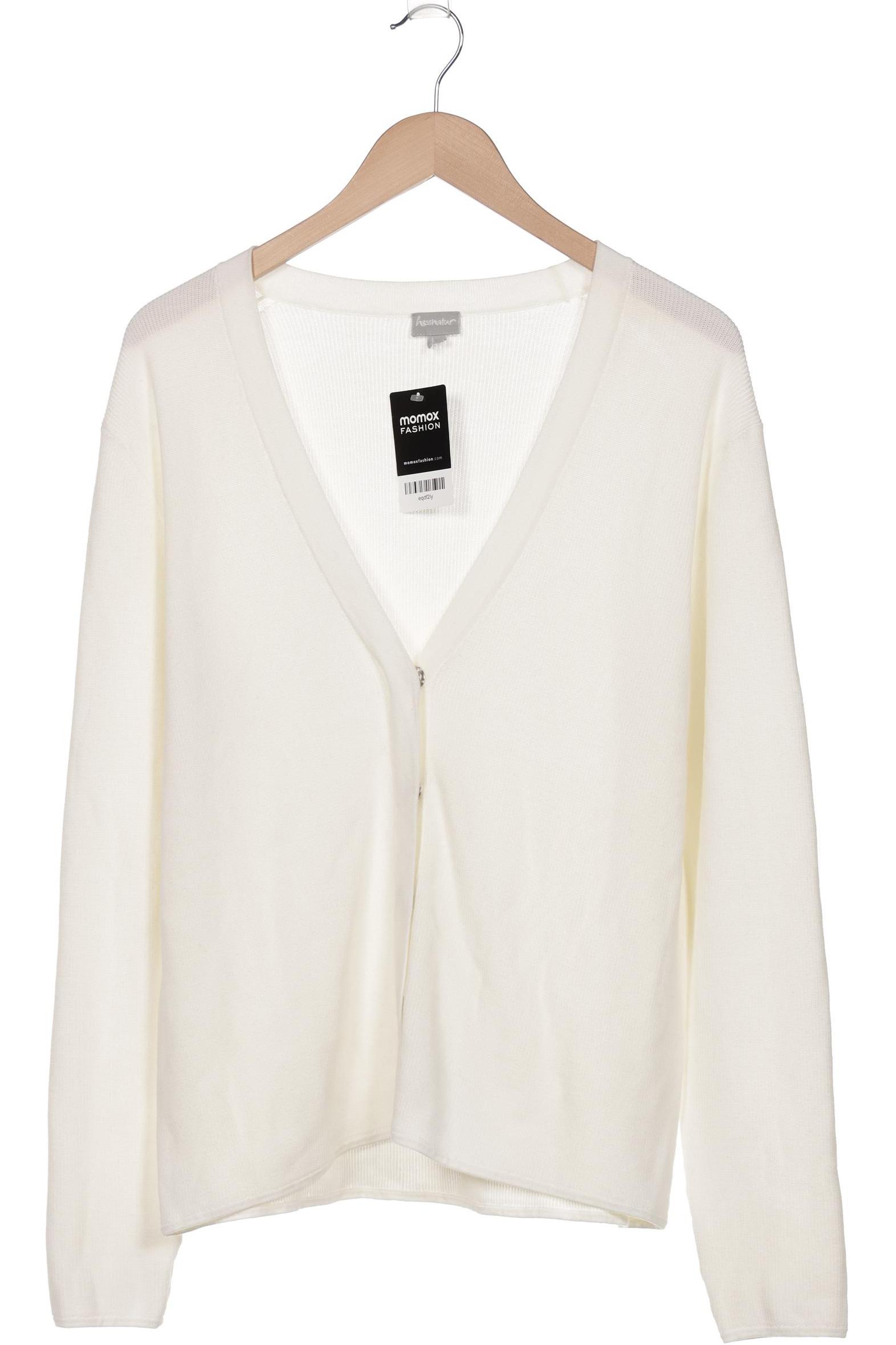 

hessnatur Damen Strickjacke, cremeweiß, Gr. 46