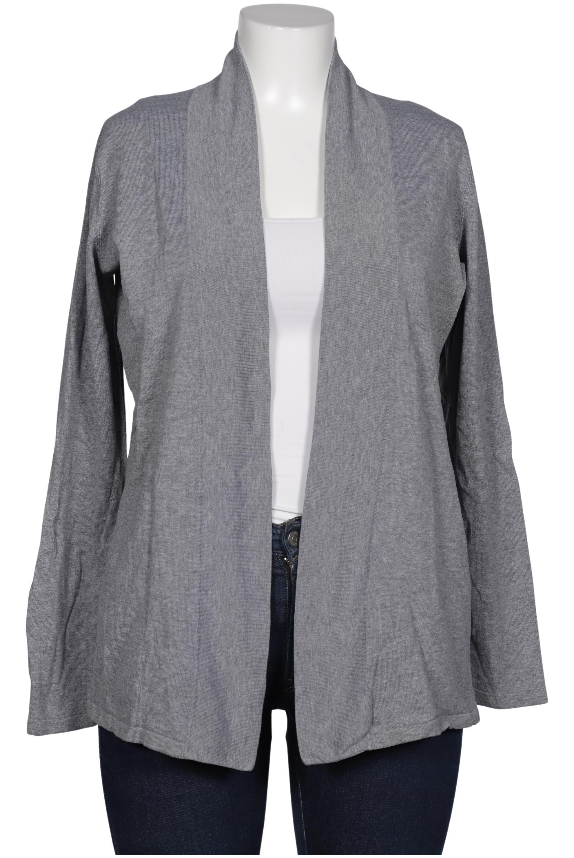 

hessnatur Damen Strickjacke, grau, Gr. 42