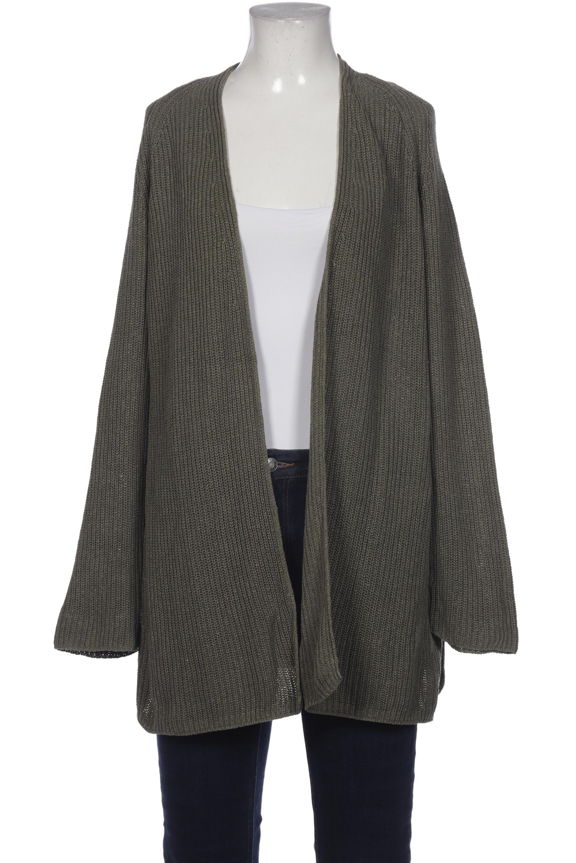 

hessnatur Damen Strickjacke, grün, Gr. 40