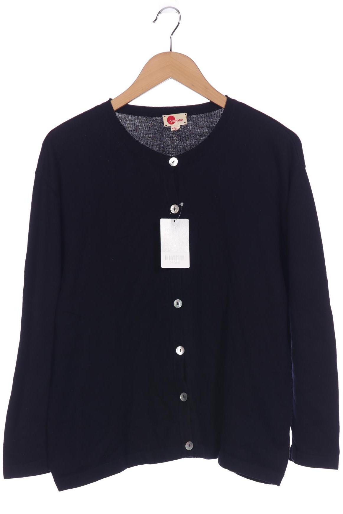 

hessnatur Damen Strickjacke, marineblau, Gr. 42