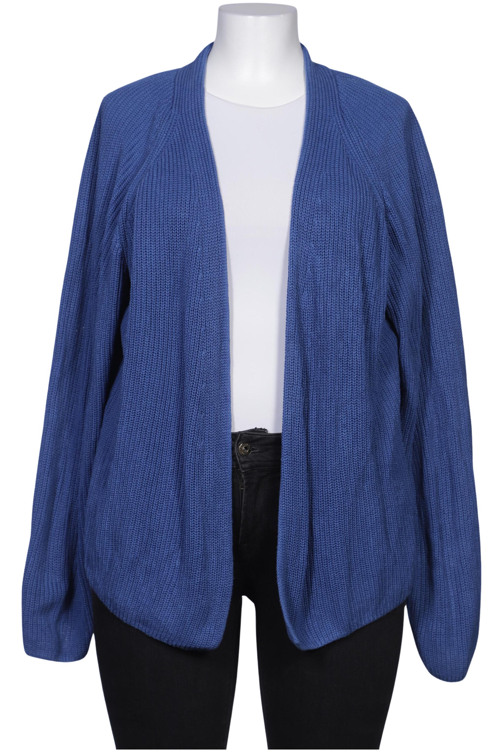 

hessnatur Damen Strickjacke, blau, Gr. 46