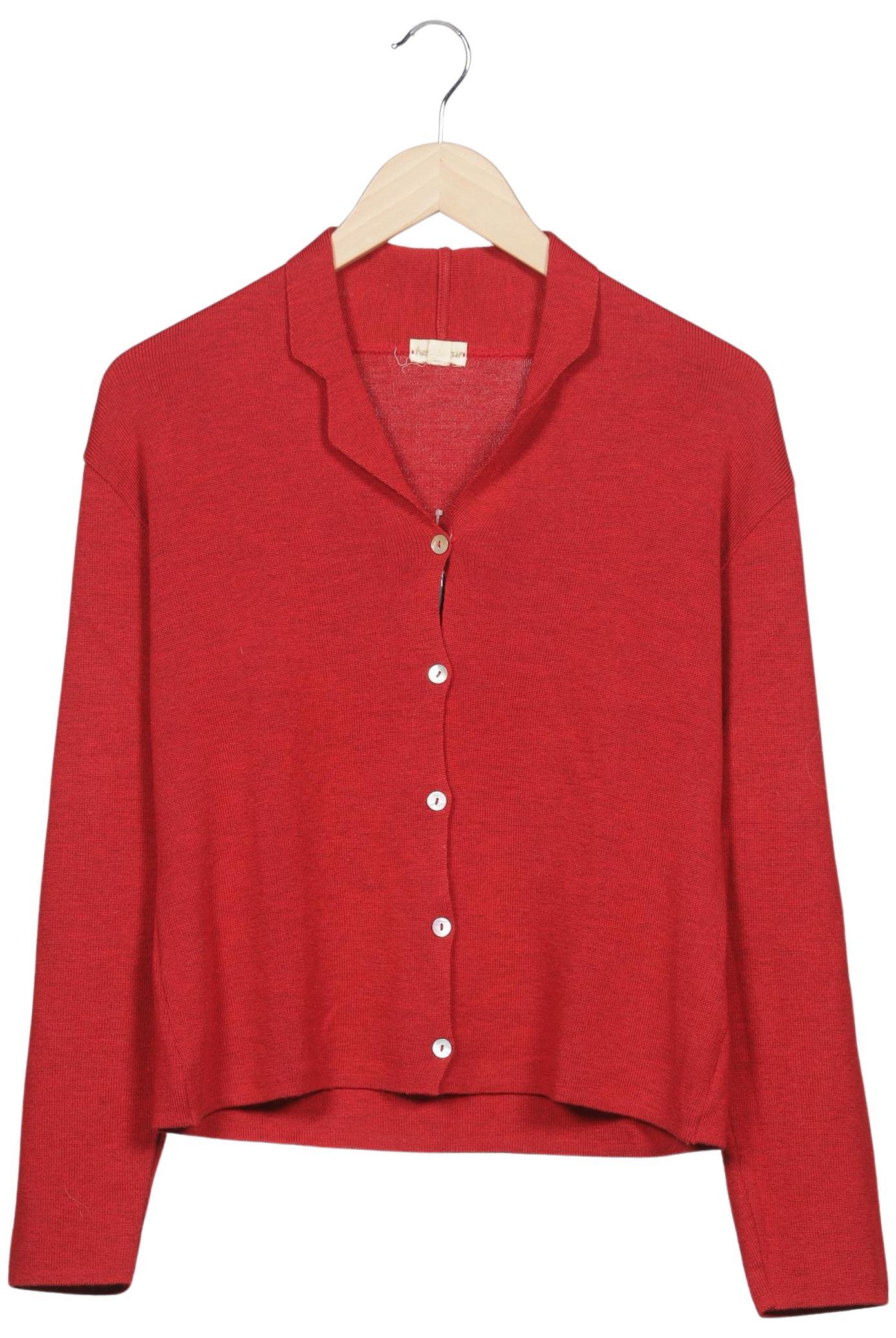 

hessnatur Damen Strickjacke, rot, Gr. 38