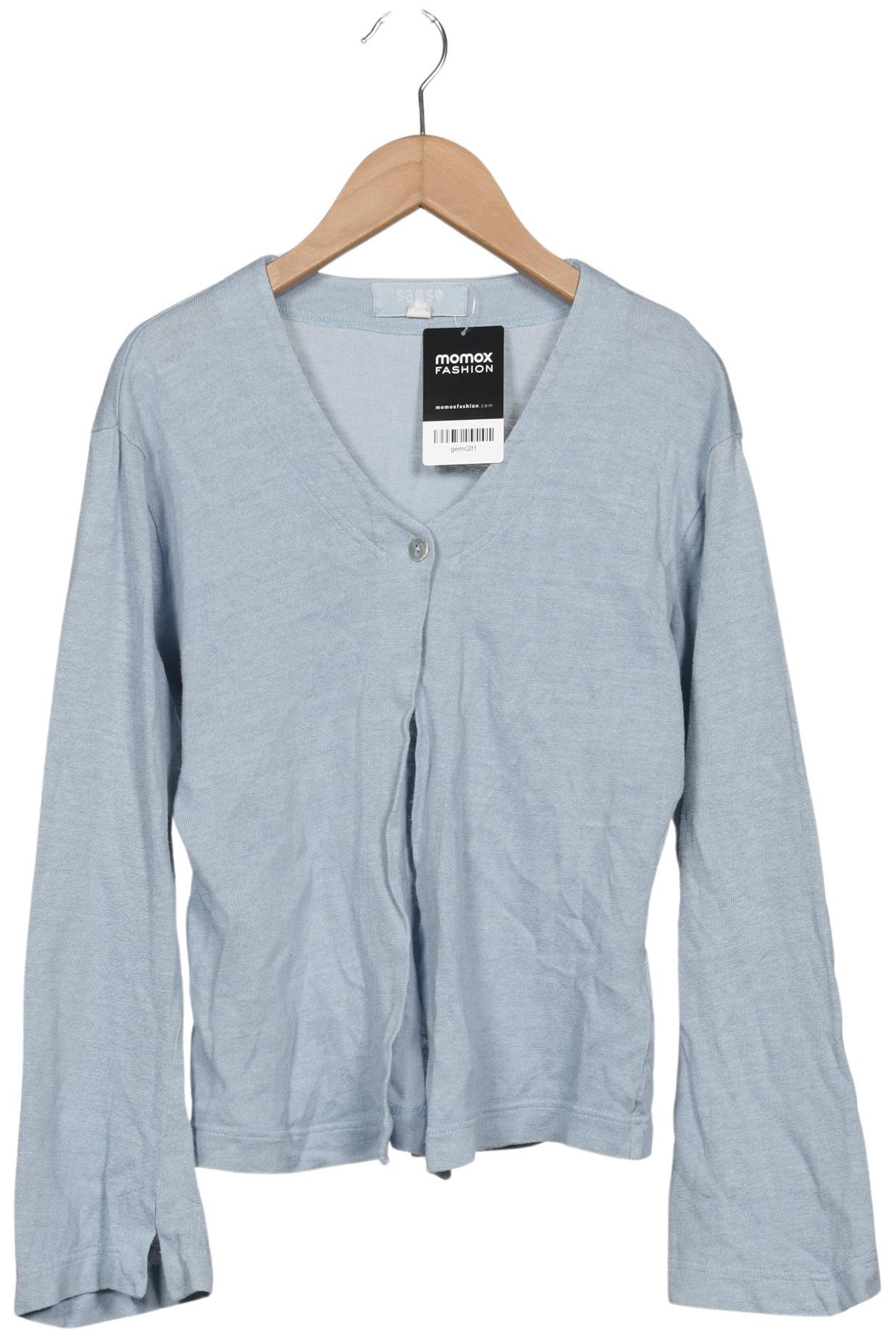 

hessnatur Damen Strickjacke, hellblau, Gr. 34