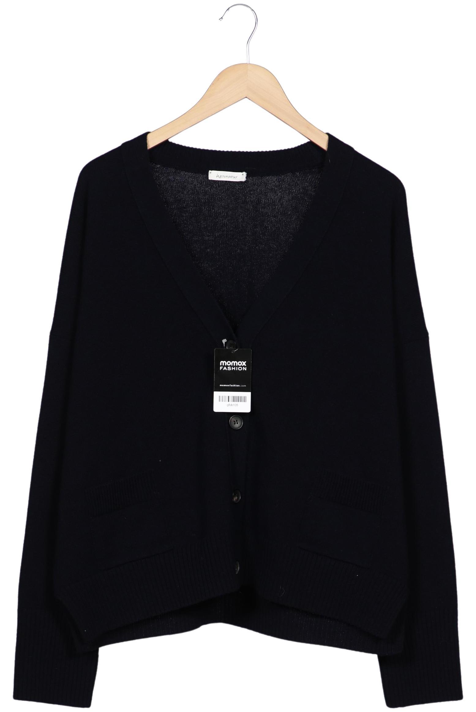 

hessnatur Damen Strickjacke, marineblau, Gr. 42