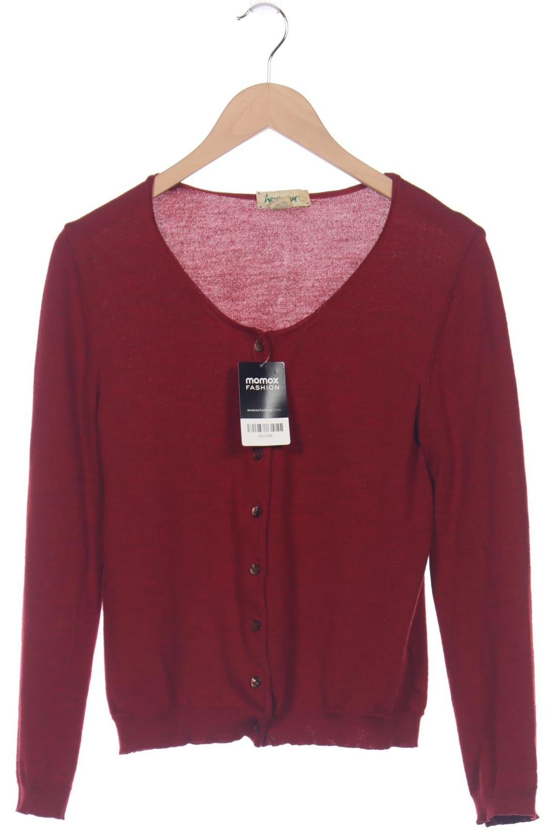 

hessnatur Damen Strickjacke, bordeaux, Gr. 40