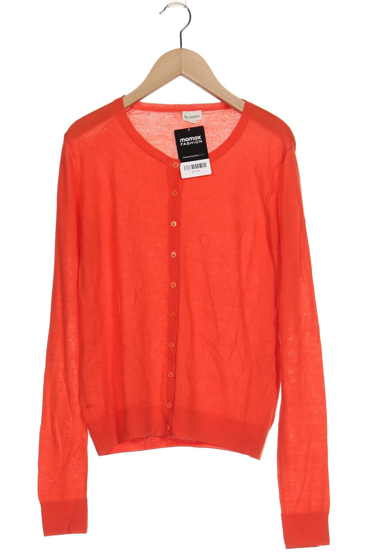 

hessnatur Damen Strickjacke, orange, Gr. 38