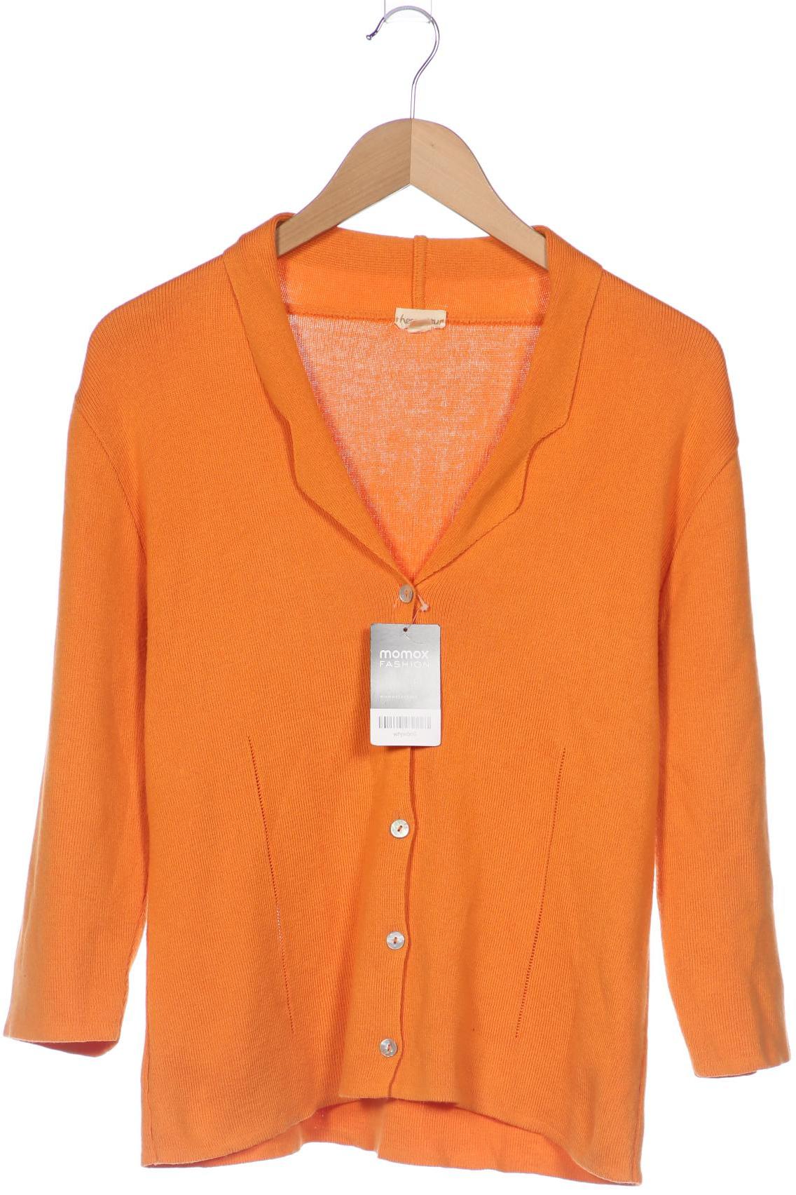 

hessnatur Damen Strickjacke, orange, Gr. 38