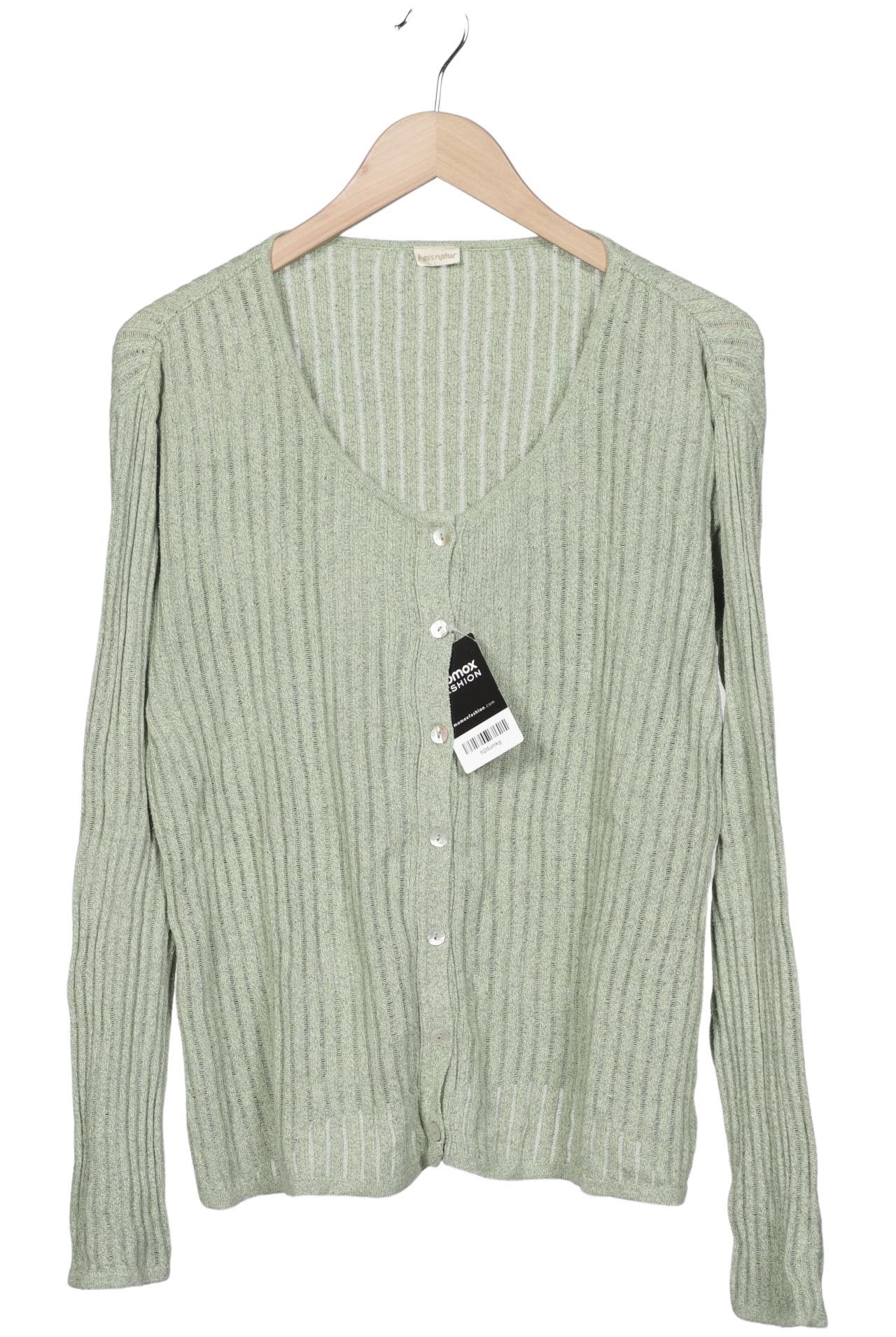 

hessnatur Damen Strickjacke, hellgrün, Gr. 44