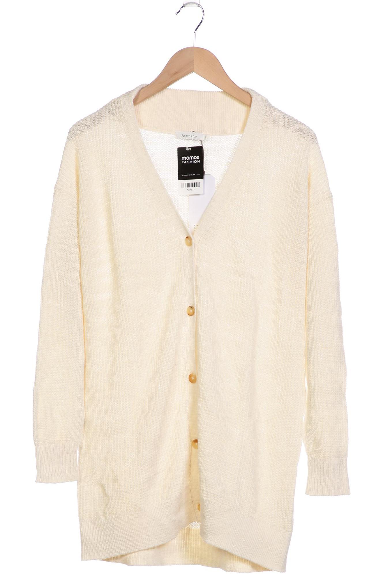 

hessnatur Damen Strickjacke, cremeweiß, Gr. 36