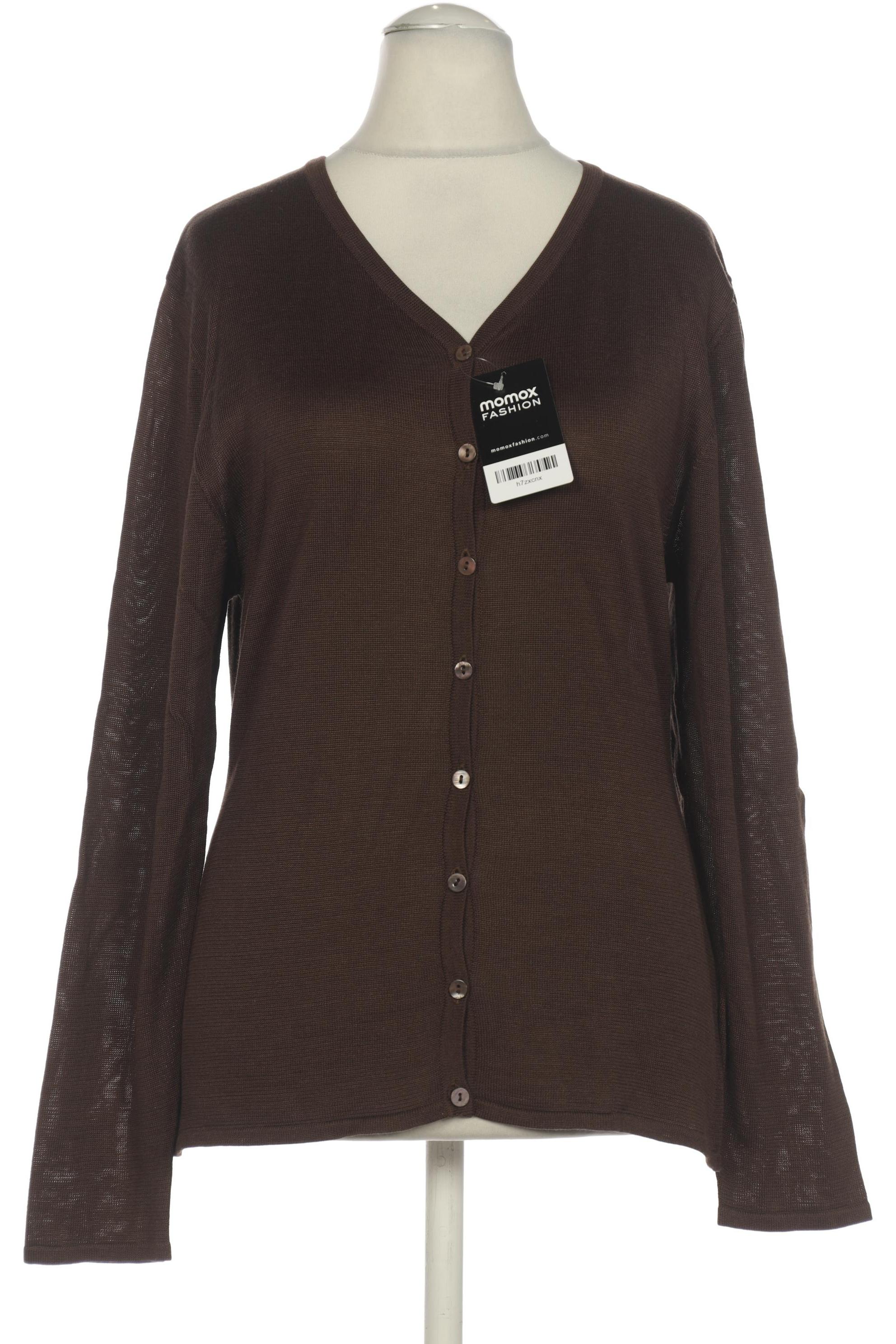 

hessnatur Damen Strickjacke, braun, Gr. 38