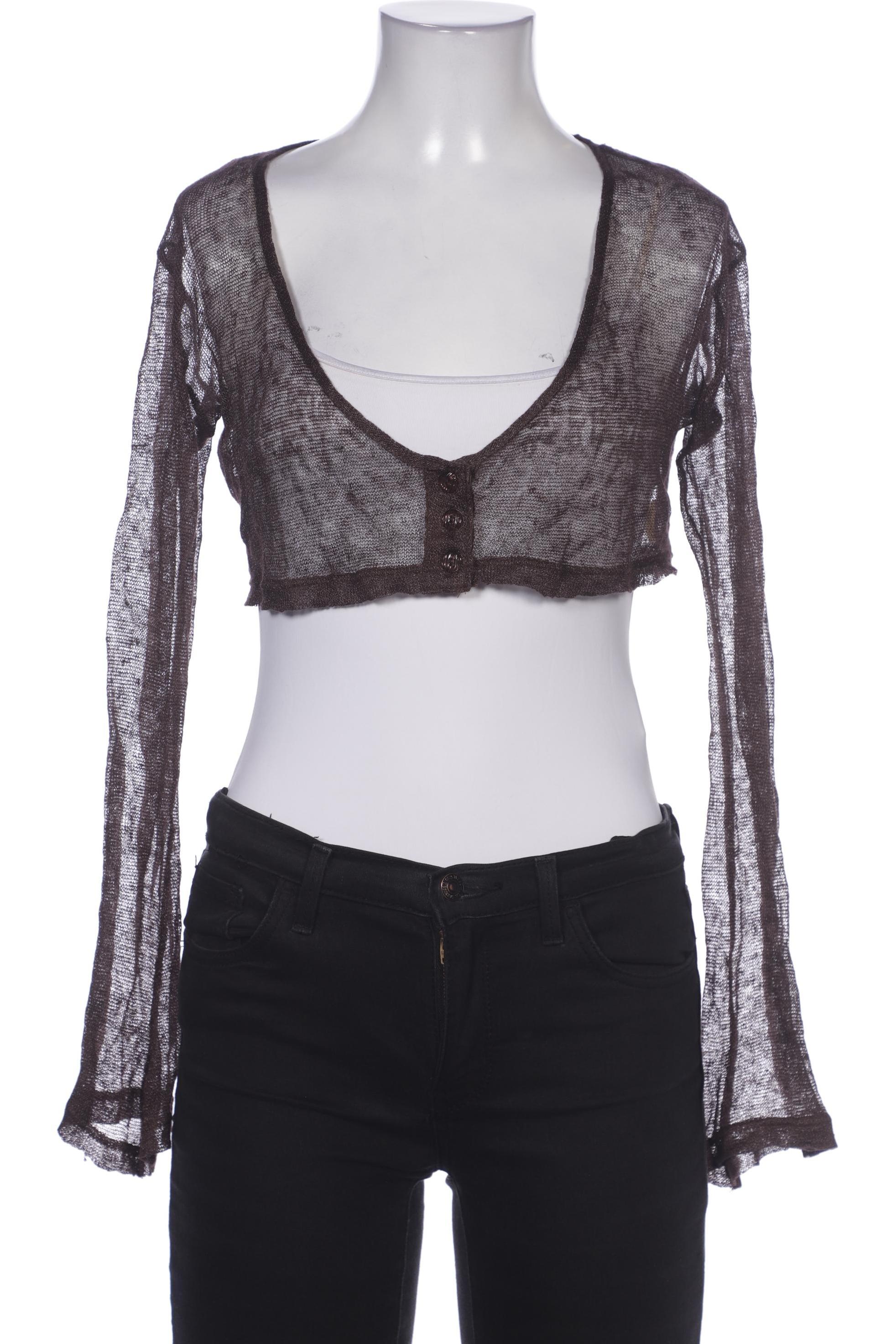 

hessnatur Damen Strickjacke, braun, Gr. 34