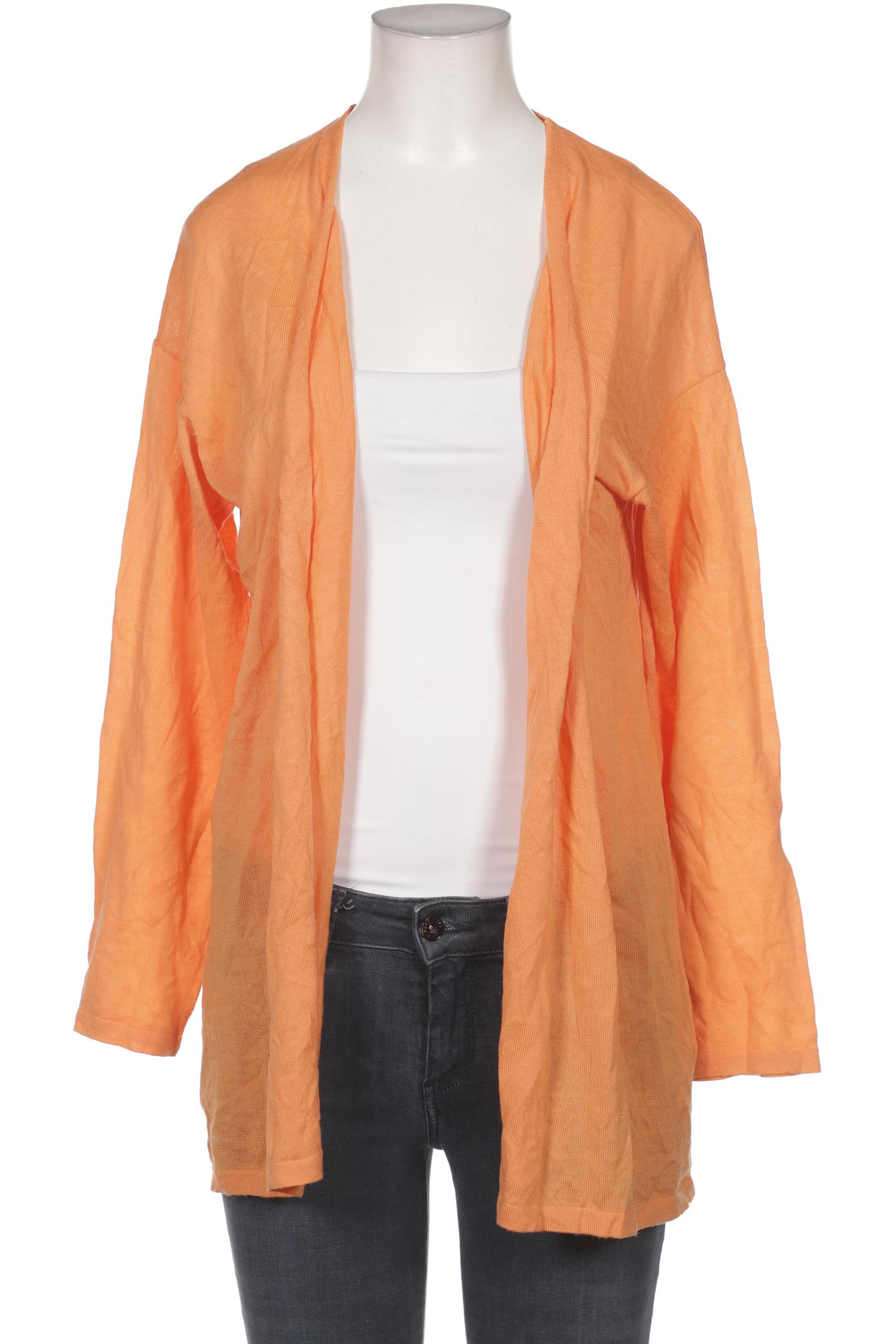 

hessnatur Damen Strickjacke, orange, Gr. 36