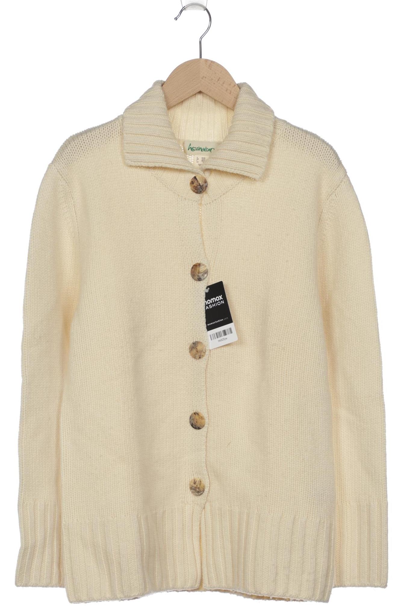 

hessnatur Damen Strickjacke, cremeweiß, Gr. 36