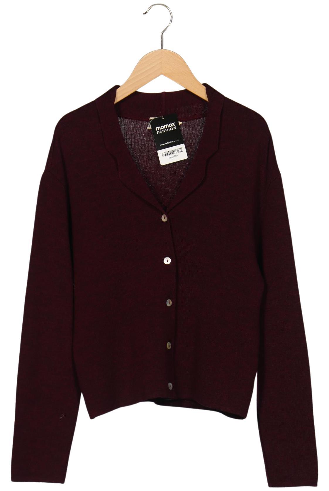 

hessnatur Damen Strickjacke, bordeaux, Gr. 38